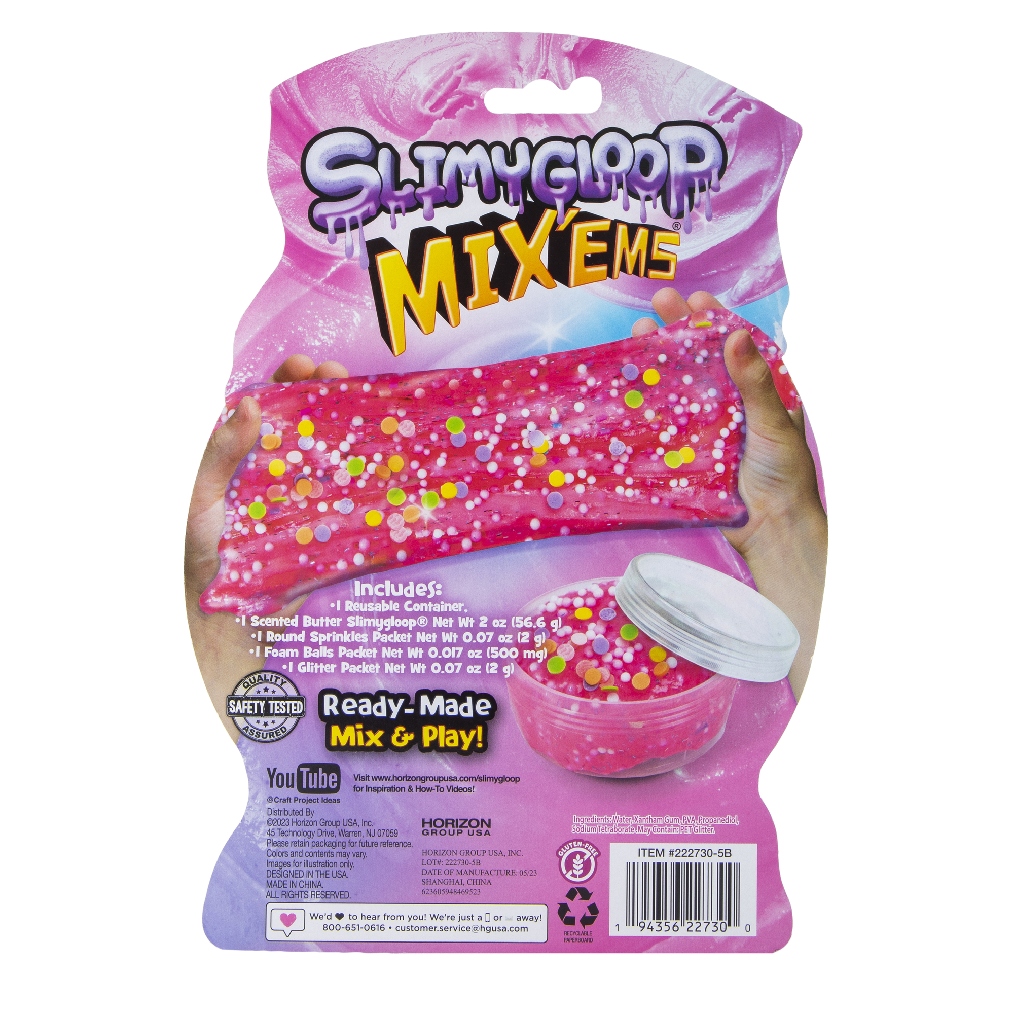 Slimygloop® Mix'Ems™ Ready-Made Slime Kit