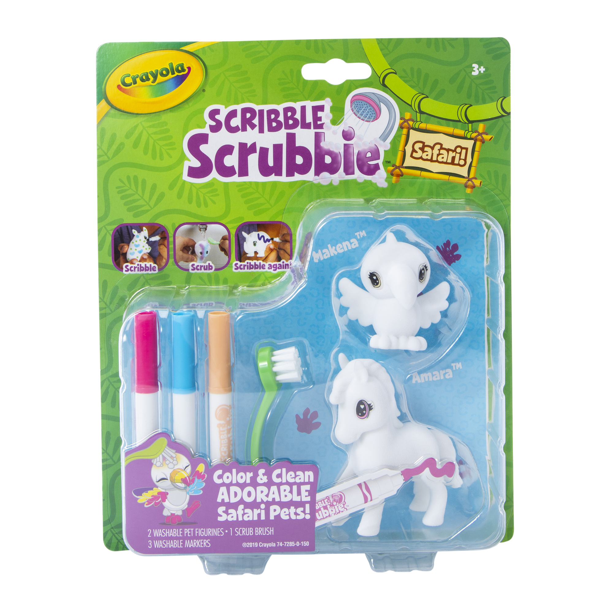 Crayola® Scribble Scrubbie™ Kit - Safari Pets