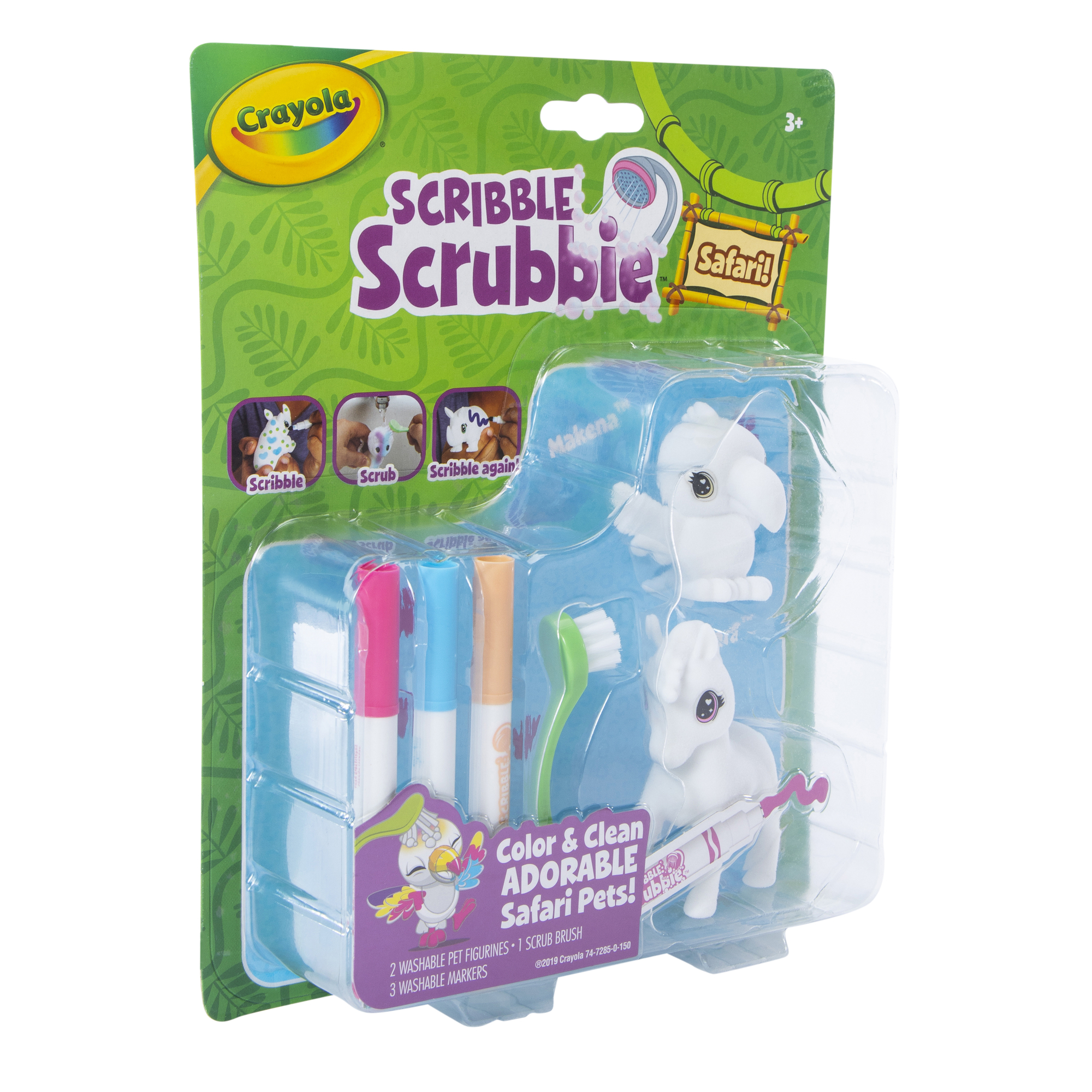 Crayola® Scribble Scrubbie™ Kit - Safari Pets