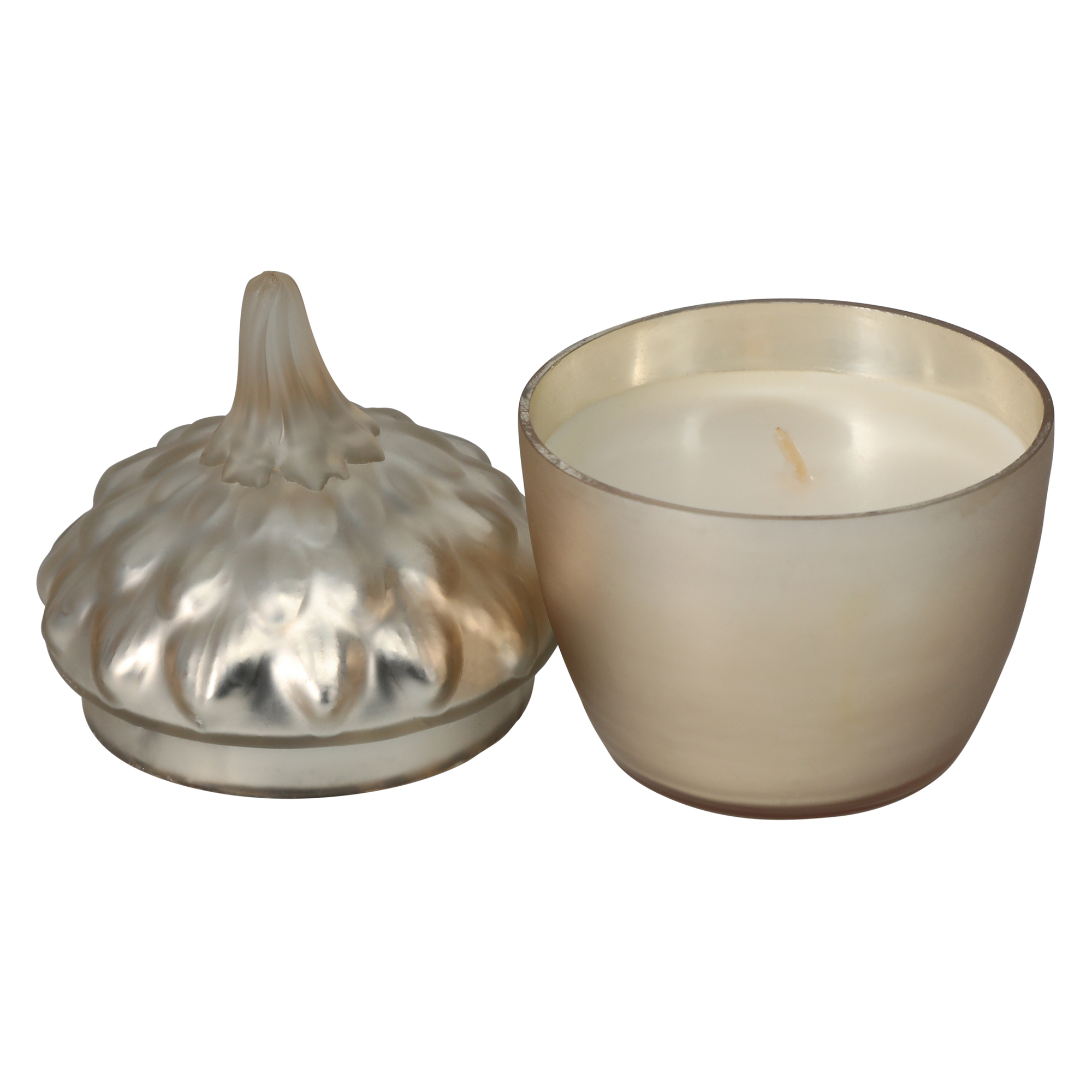 Glass Acorn Candle 4.5in