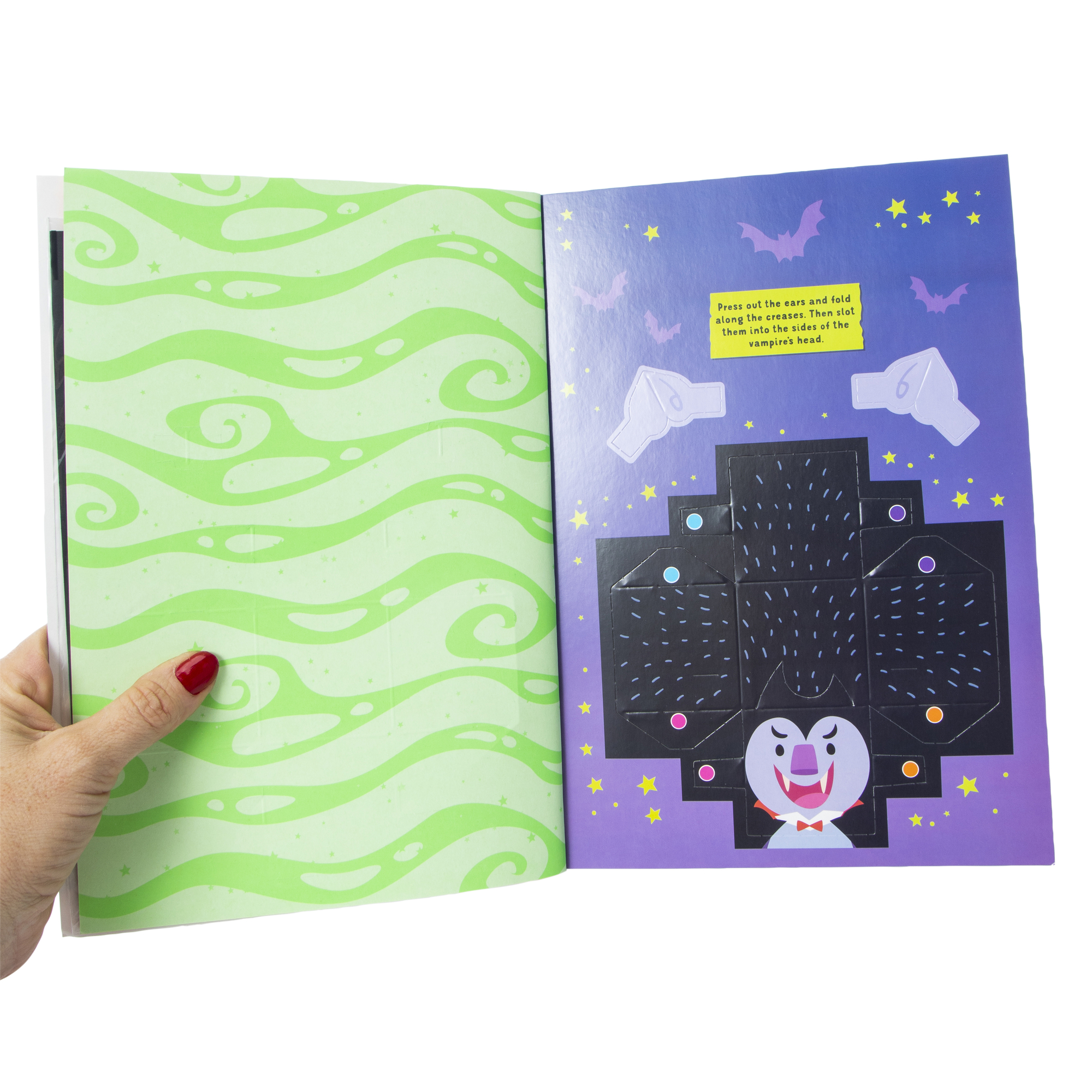 Spooky Puffy Sticker Activity Book With Over 100 Neon Stickers