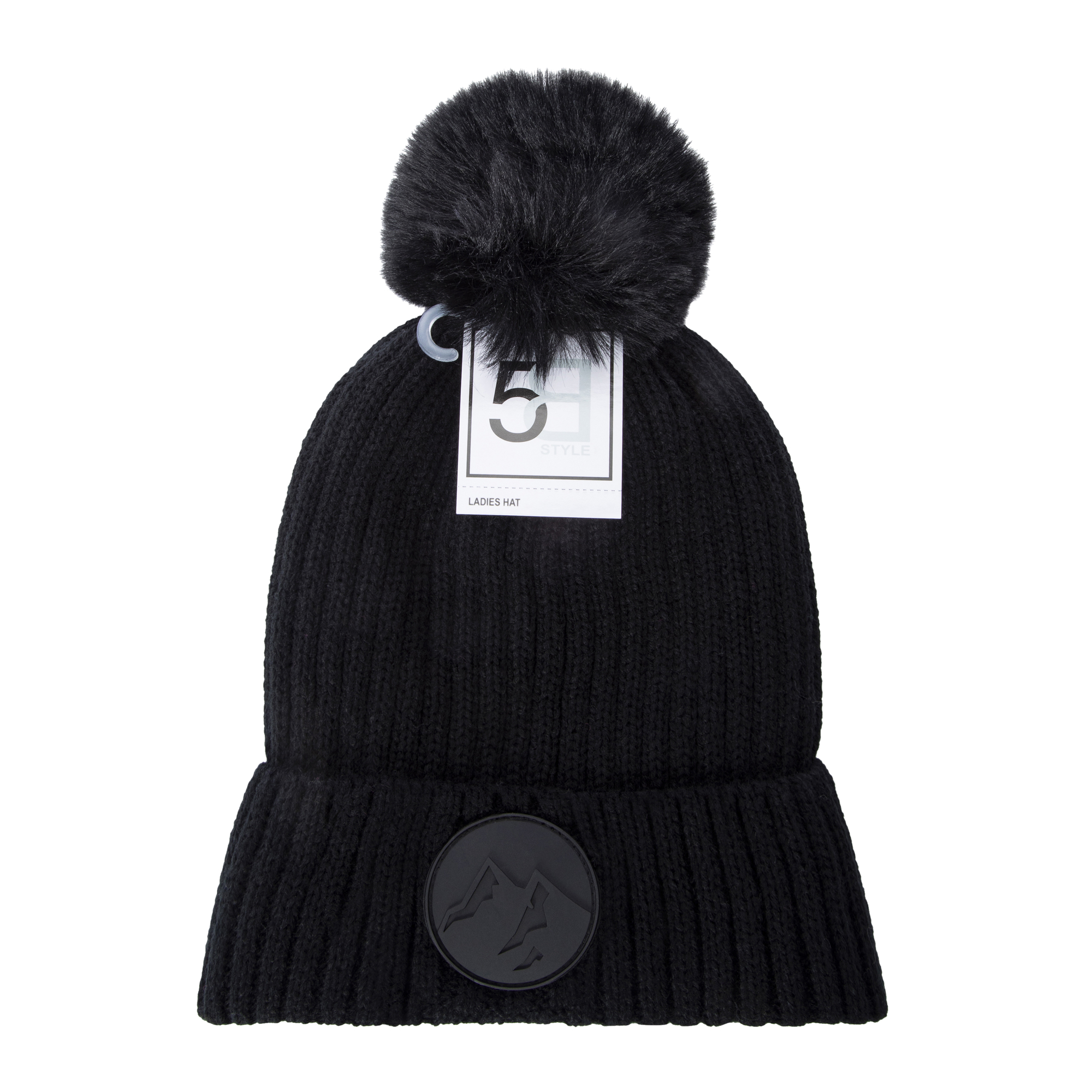 Rib Knit Thermal Beanie Hat With Lining