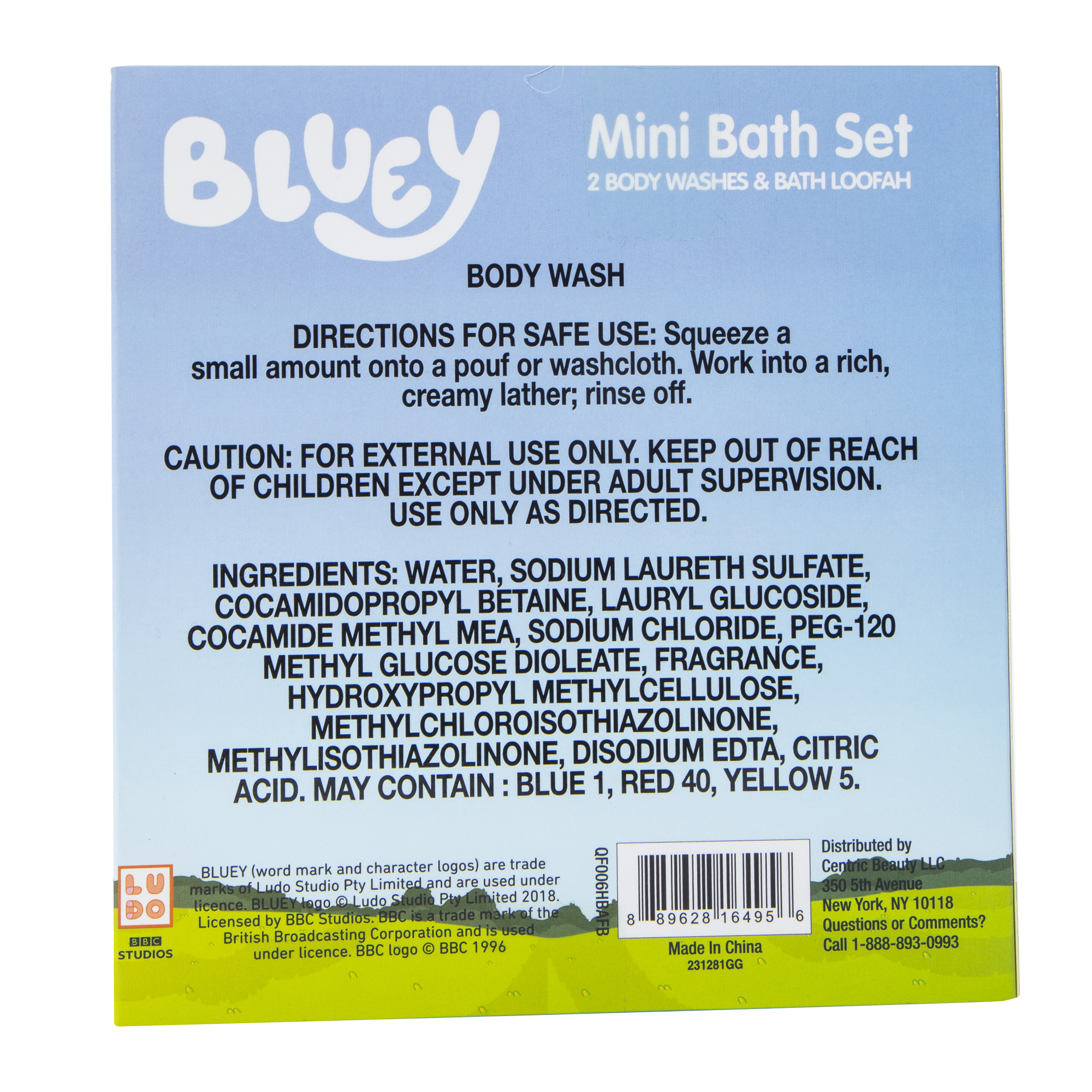 Bluey 3-Piece Mini Bath Set