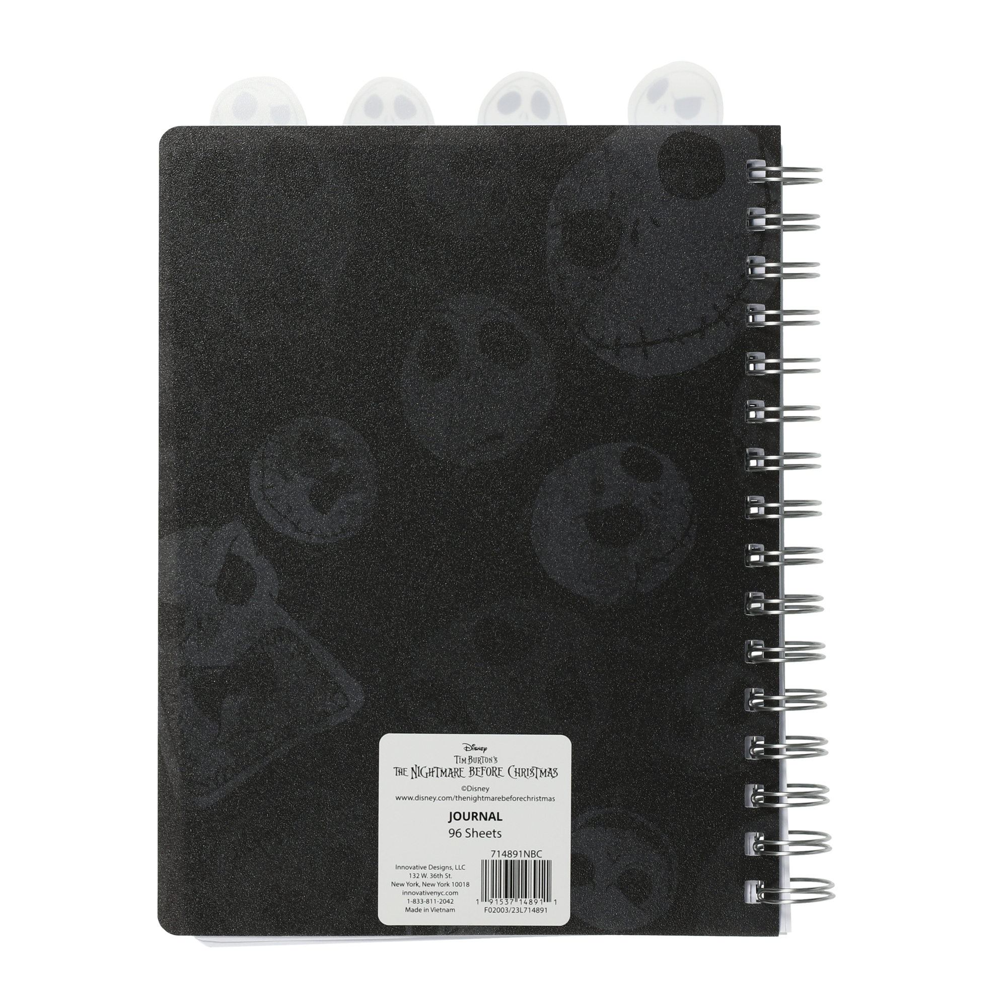 Disney Tim Burton's The Nightmare Before Christmas Tab Journal