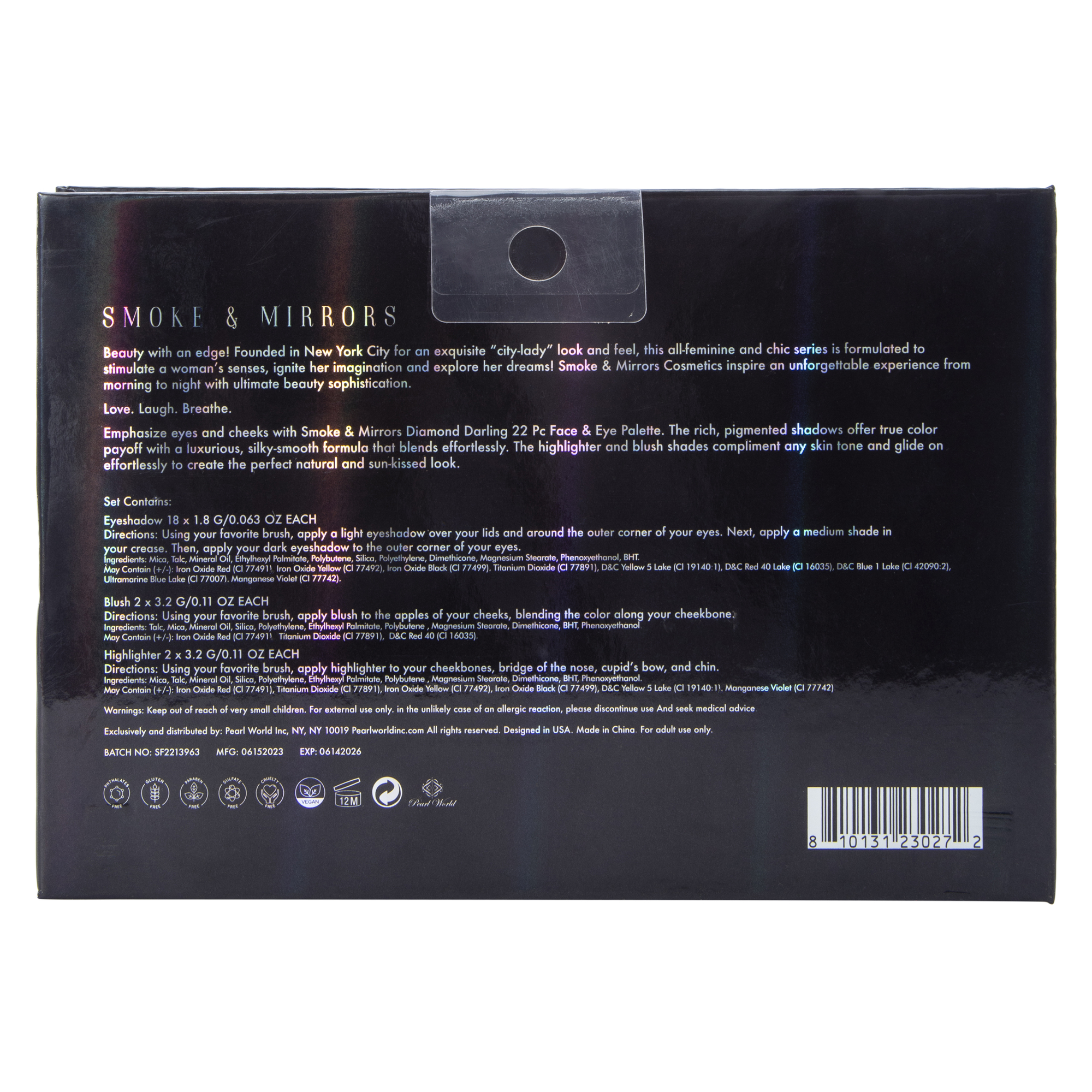 Smoke & Mirrors Diamond Darling Face & Eye Palette 22-Piece