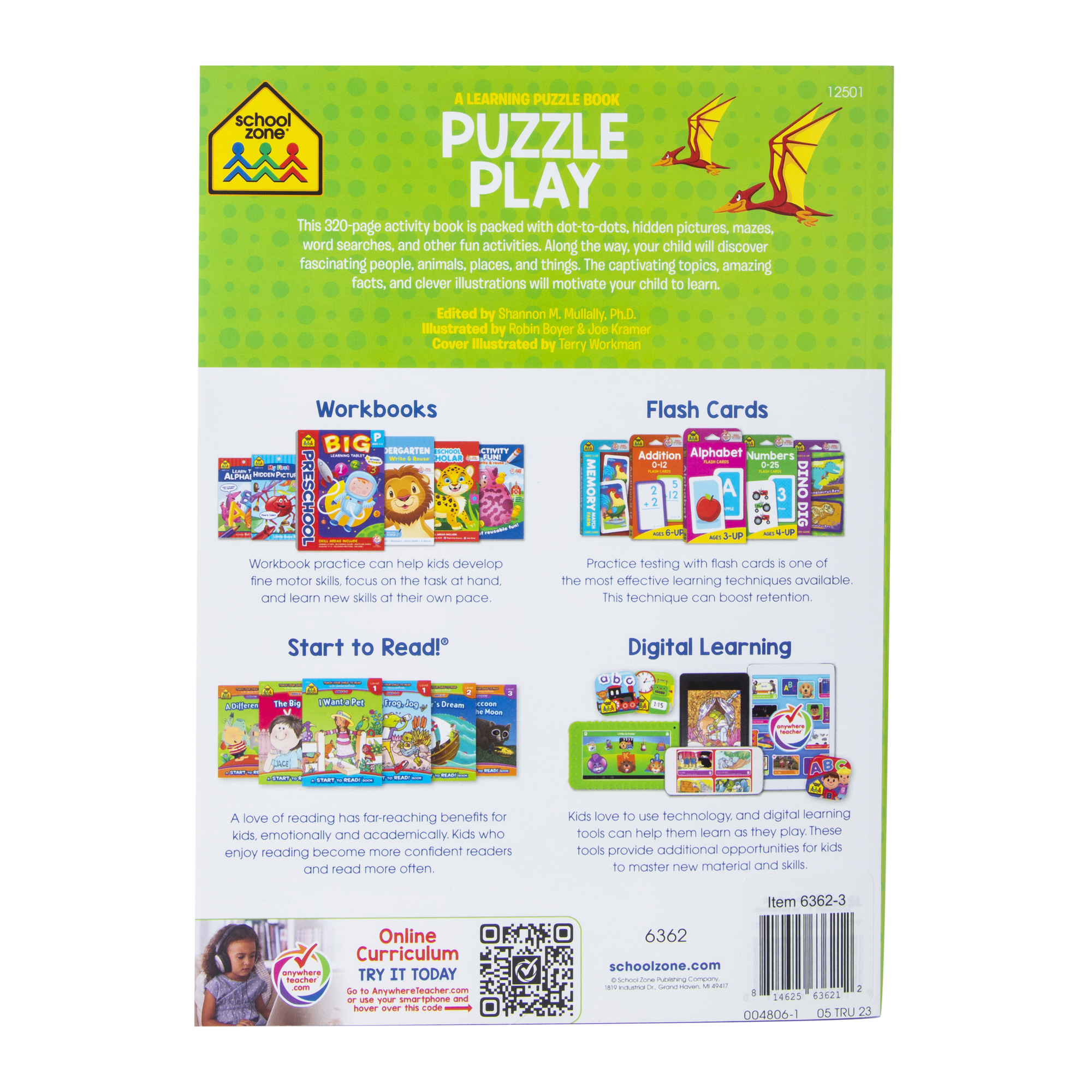 School Zone® Puzzle Play: A Learning Puzzle Book