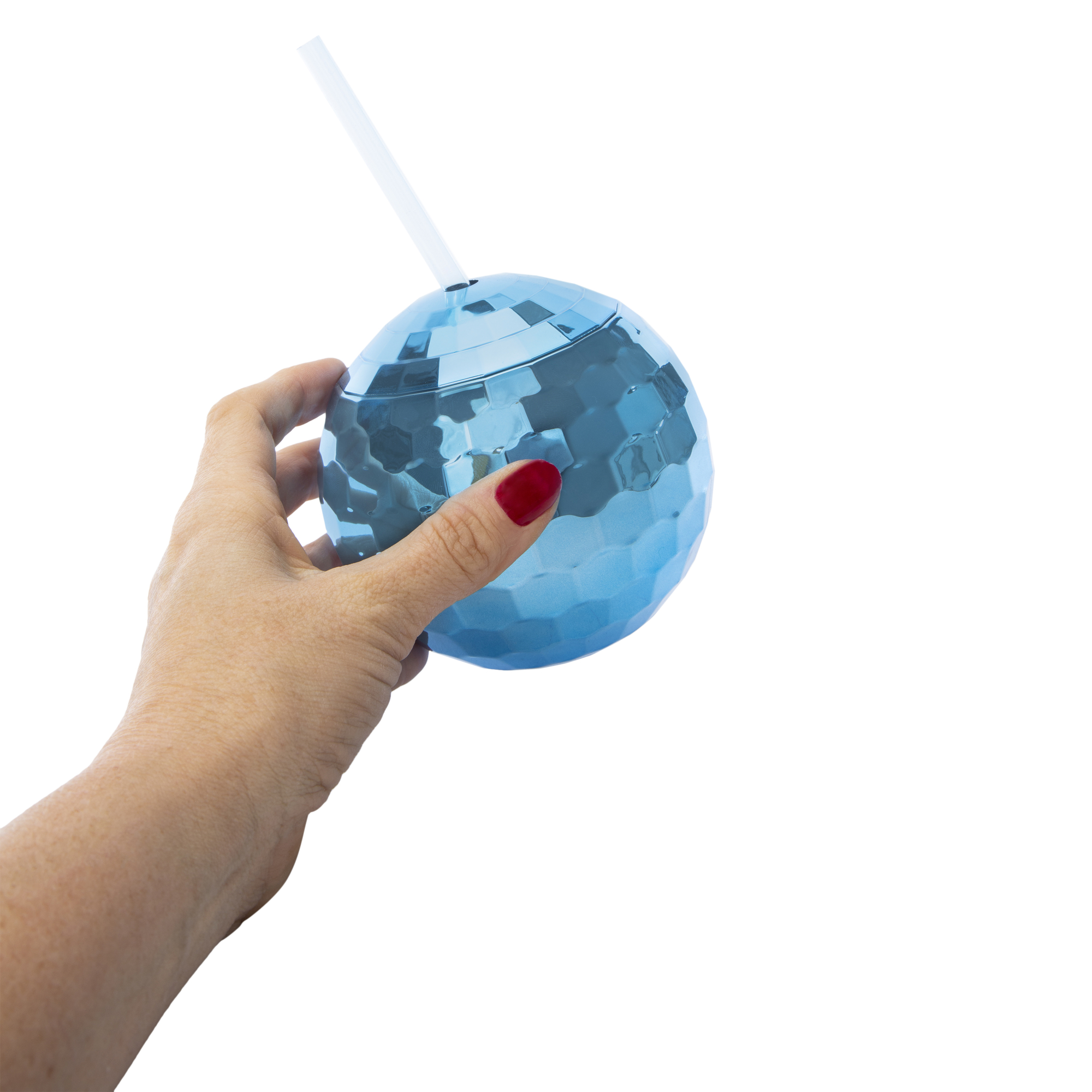 Disco Ball Sipper & Straw 8.5 Fl.oz