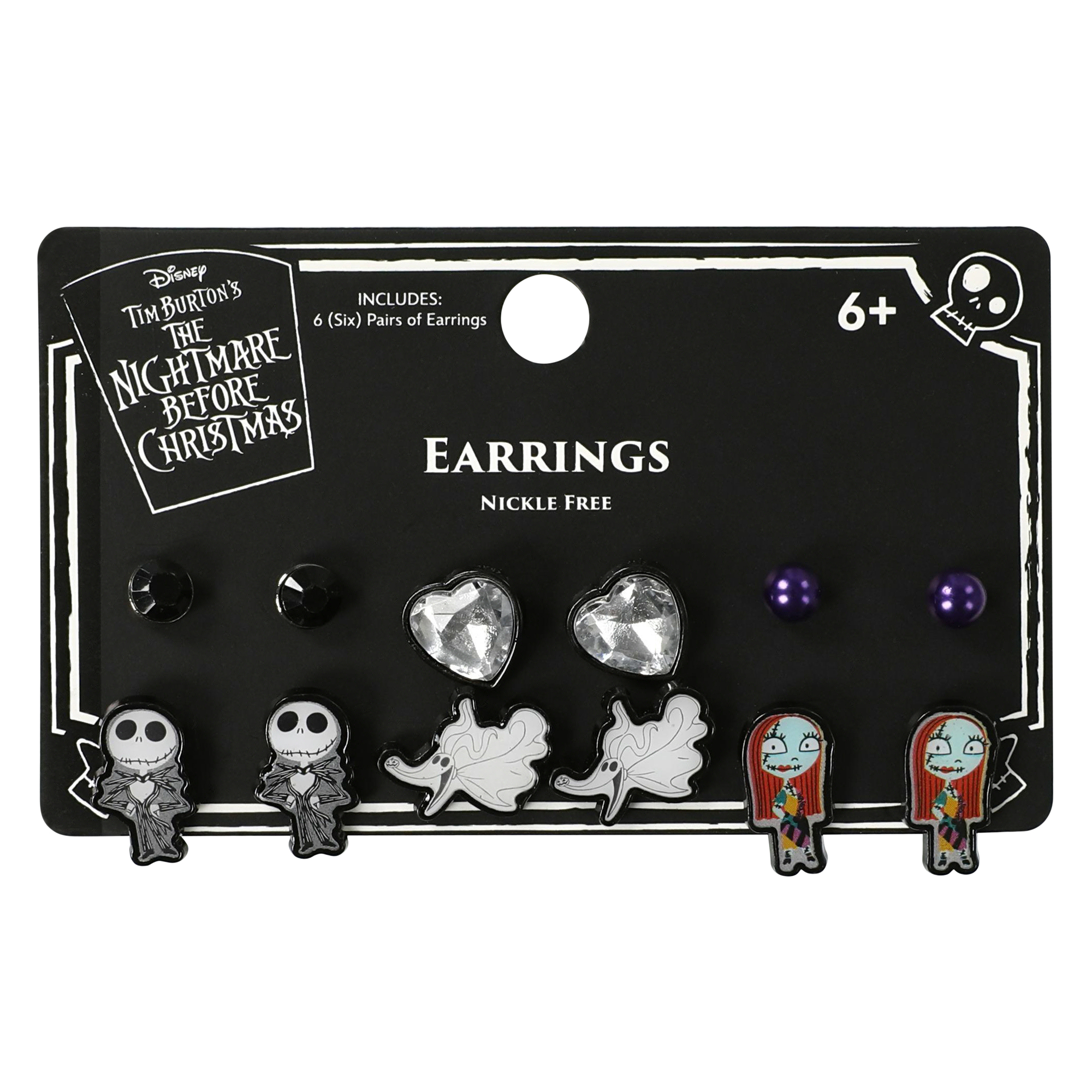 The Nightmare Before Christmas Earrings 6-Pair