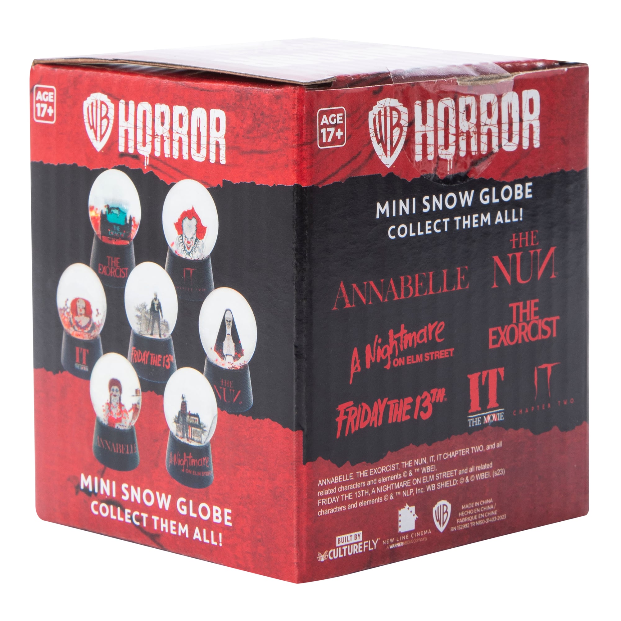 Warner Bros. Horror Movie Mini Snow Globe