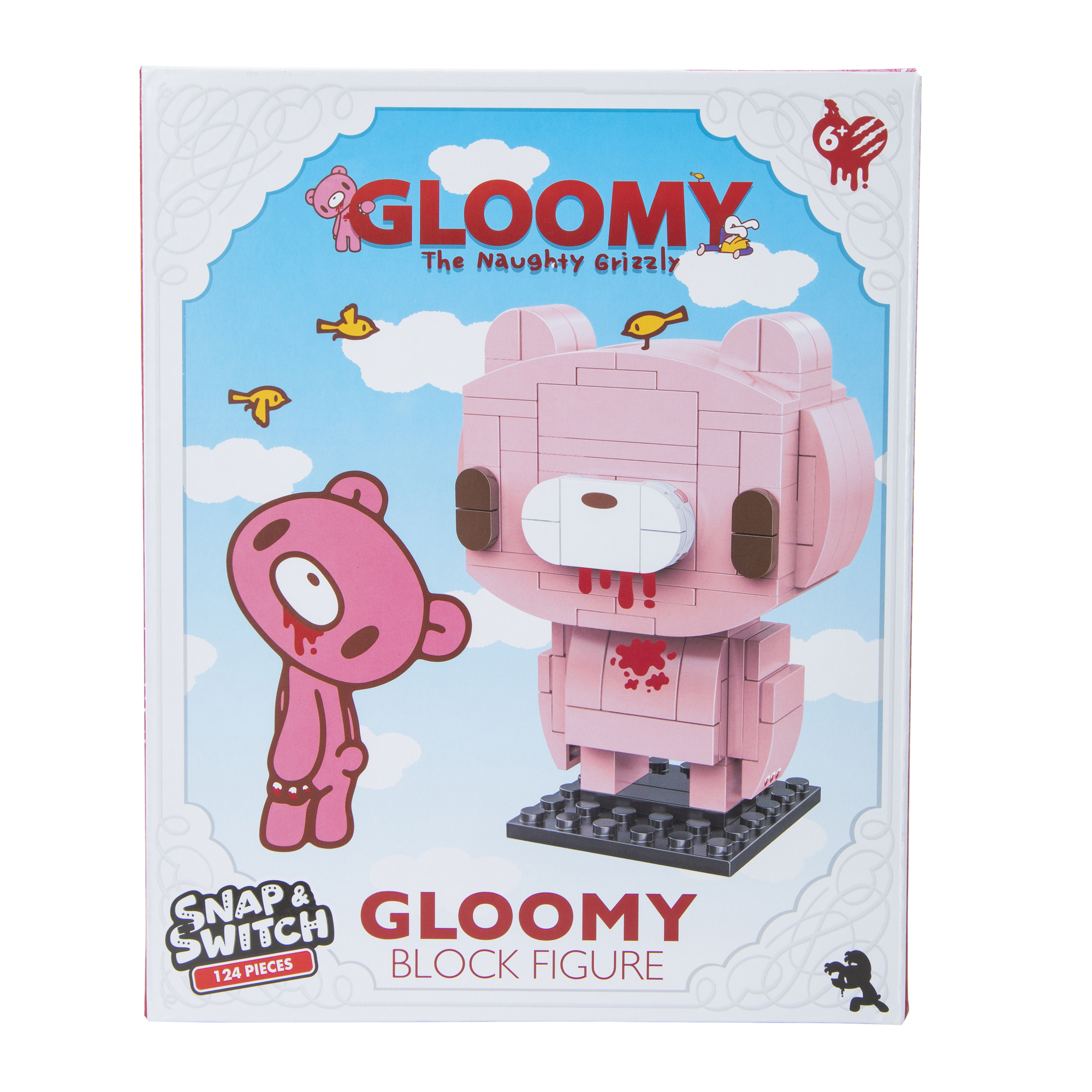 Gloomy The Naughty Grizzly® Block Figure Set