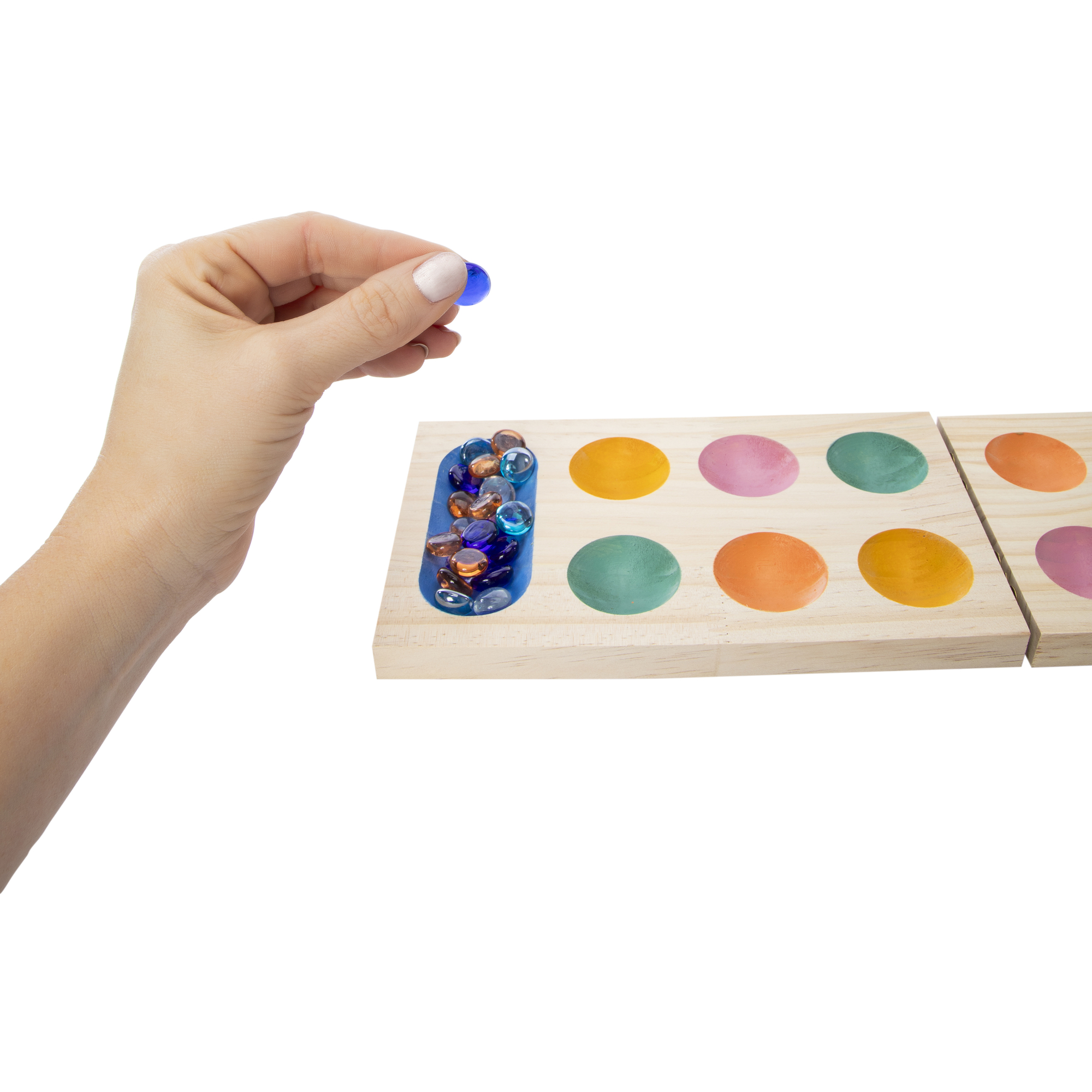 Wooden Mancala Modern Classic Game