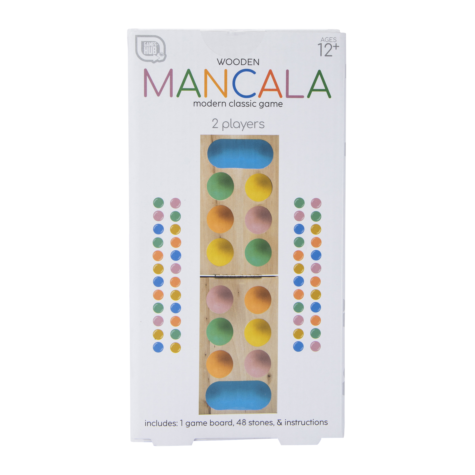 Wooden Mancala Modern Classic Game