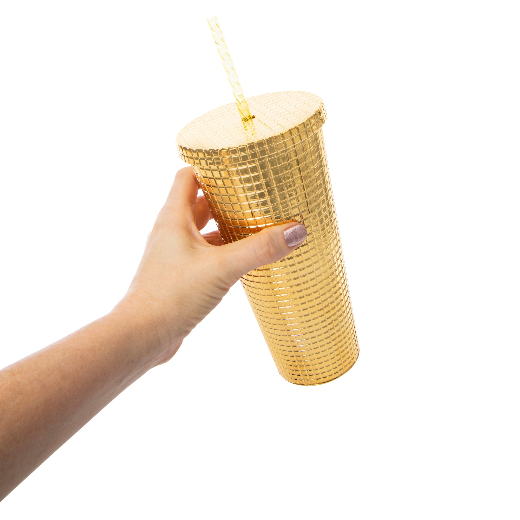 Electroplated Disco Drink Tumbler 24oz