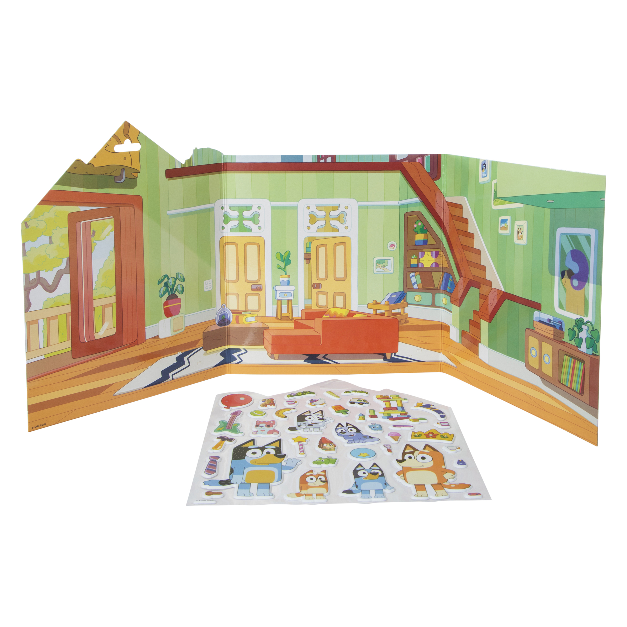 Bluey™ Sticker Playset With 35+ Repositionable Stickers