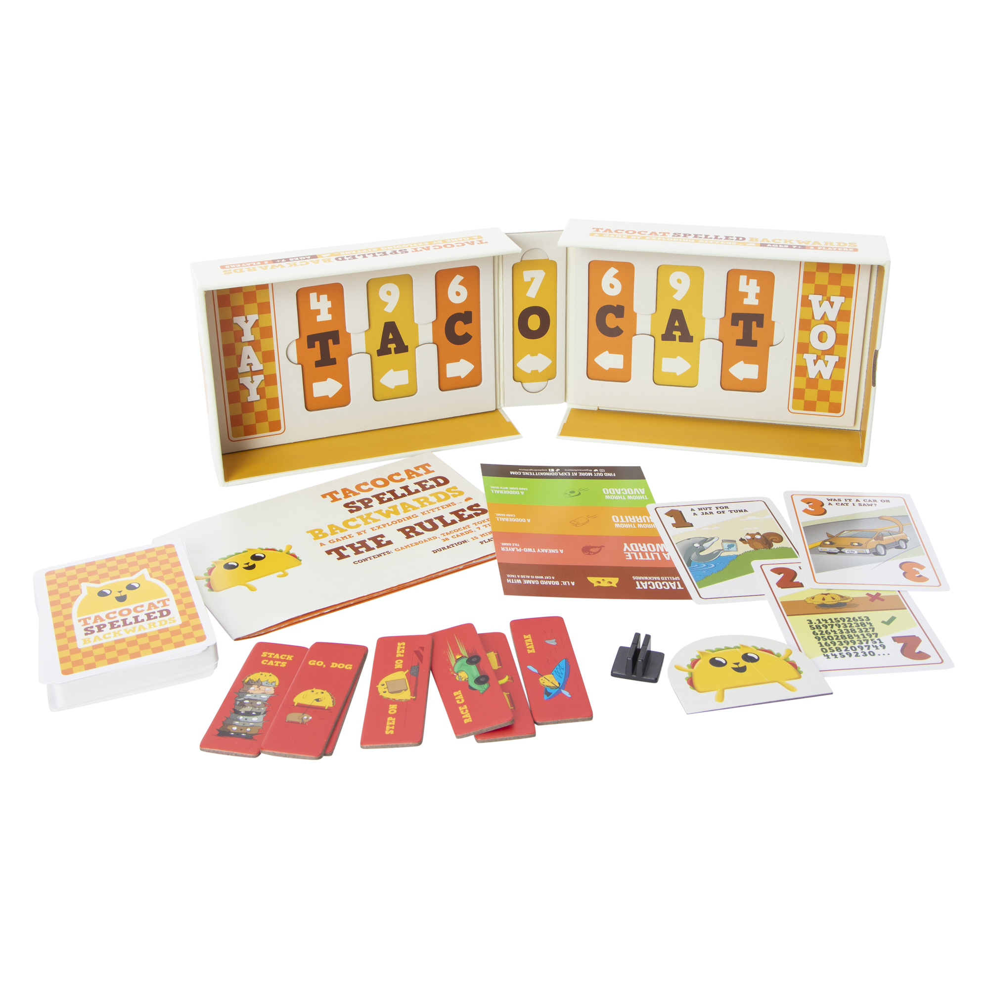 Tacocat Spelled Backwards Board Game