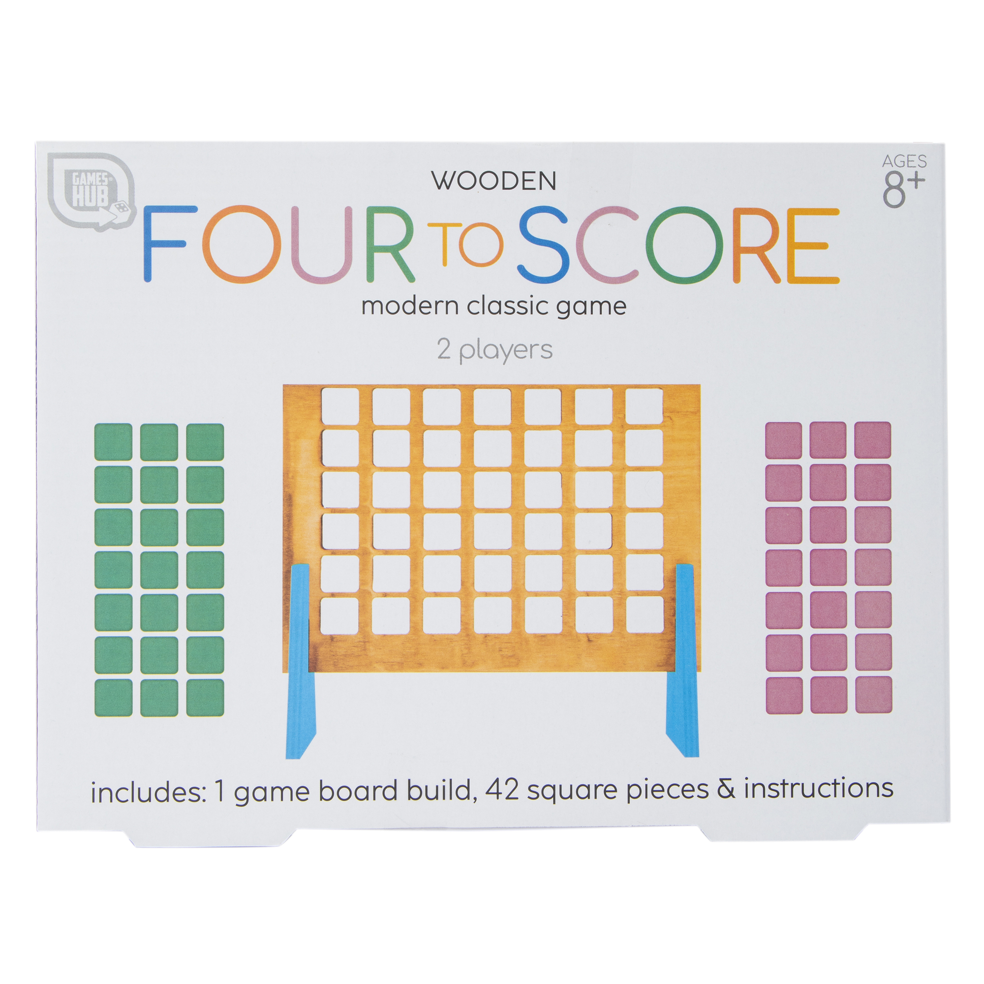 Wooden Four To Score Modern Classic Game