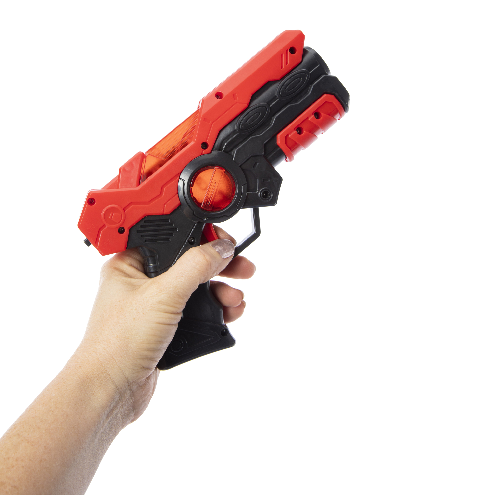 Toy Hub® Lazer Duel 2 Light-Up Chest Plates & Blasters Set