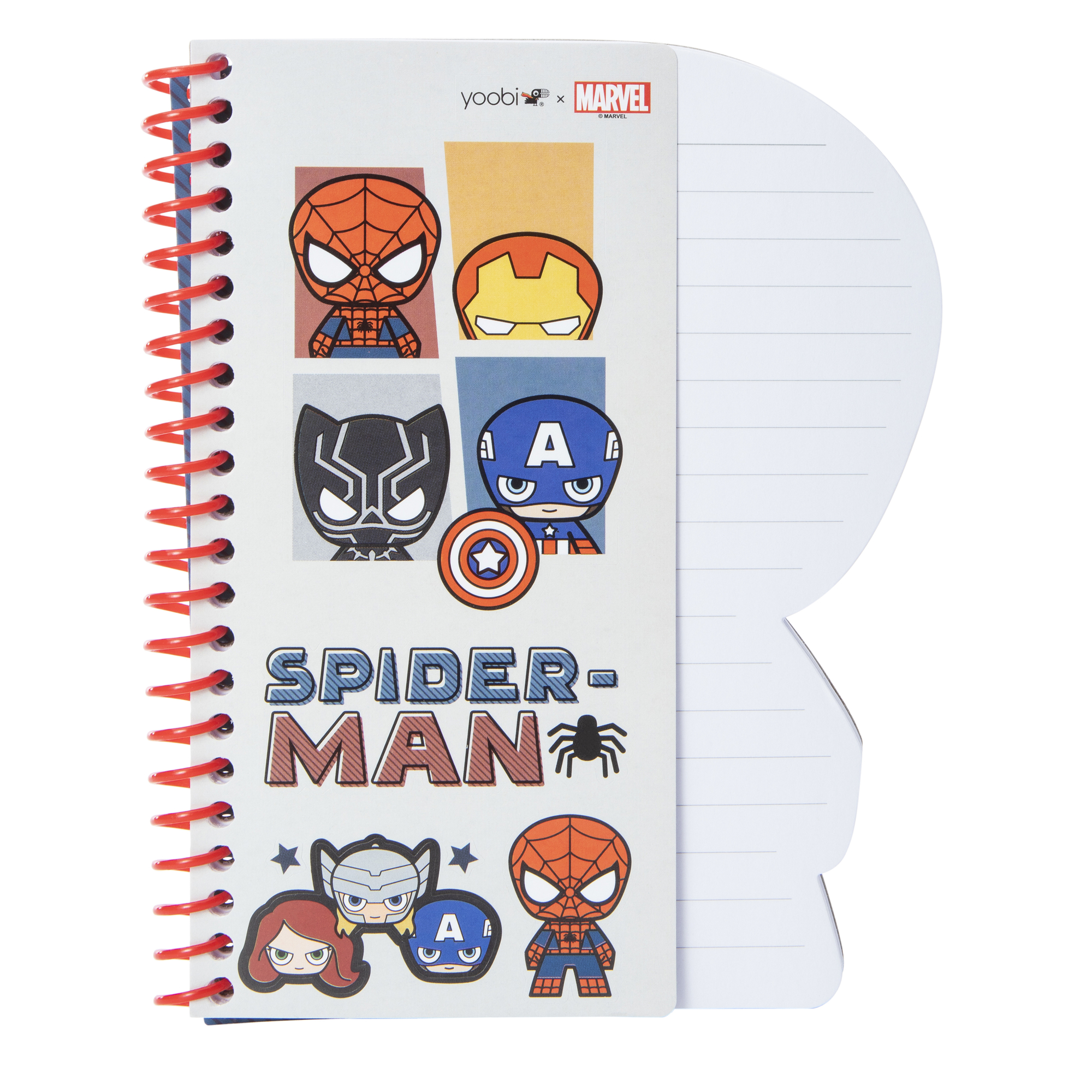 Yoobi® x Marvel Mini Journal 6.68in x 7in - Spider-Man