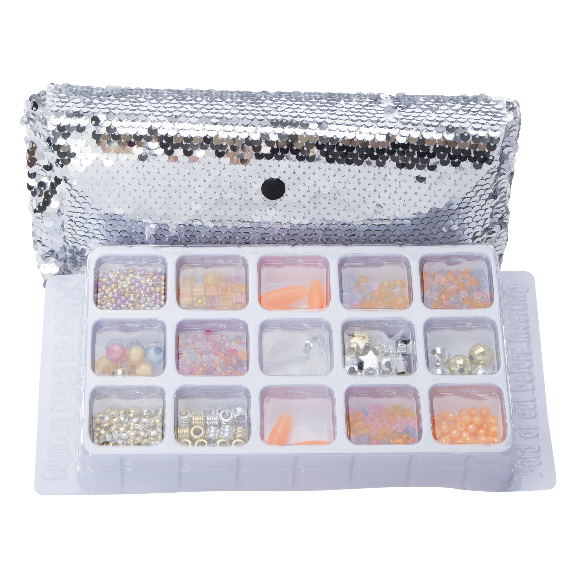 2,000+ Beads Jewelry Making Kit With Sequin Case