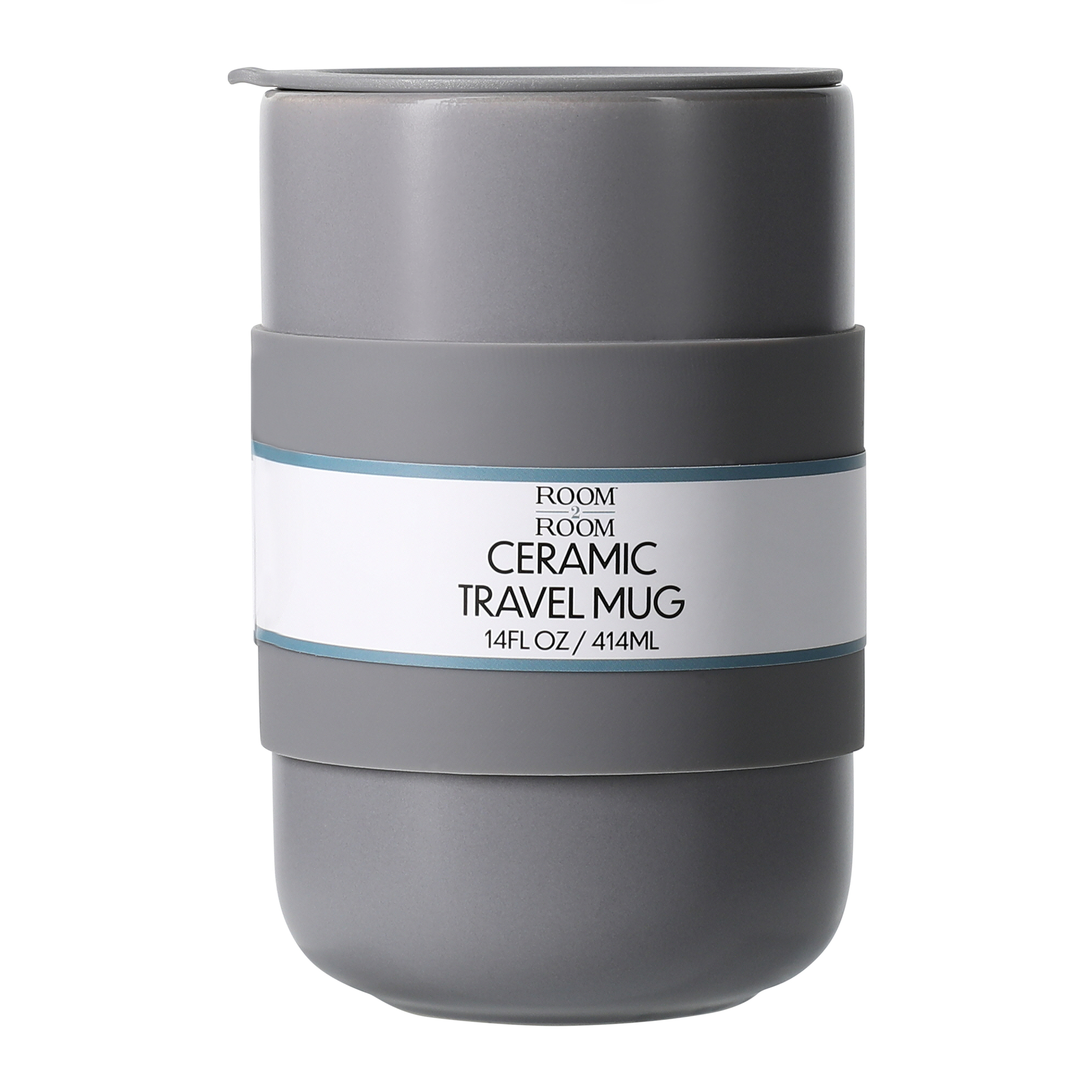 Ceramic Travel Mug With Lid 14oz
