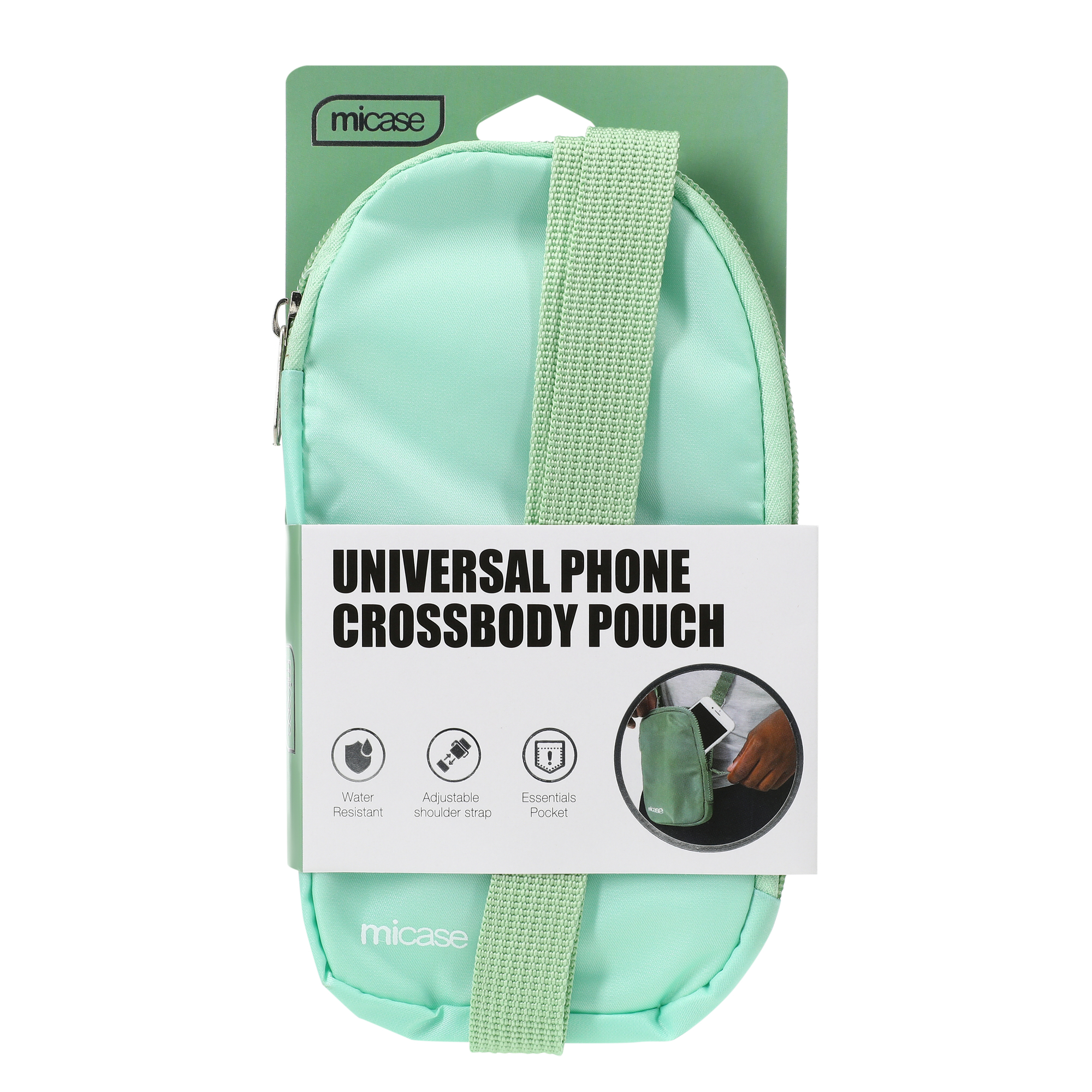 Water Resistant Phone Crossbody Pouch