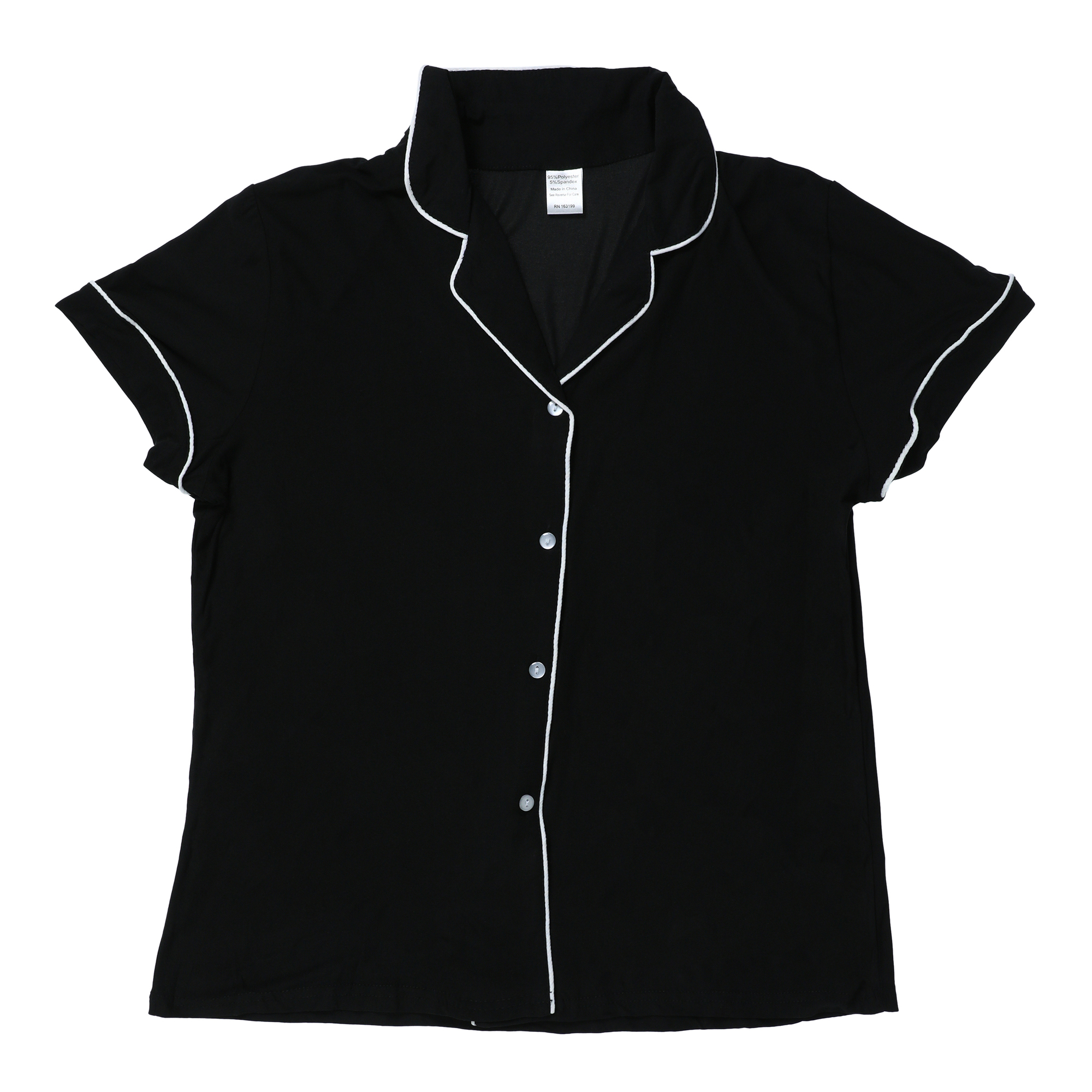 Button-Up Pajama Top