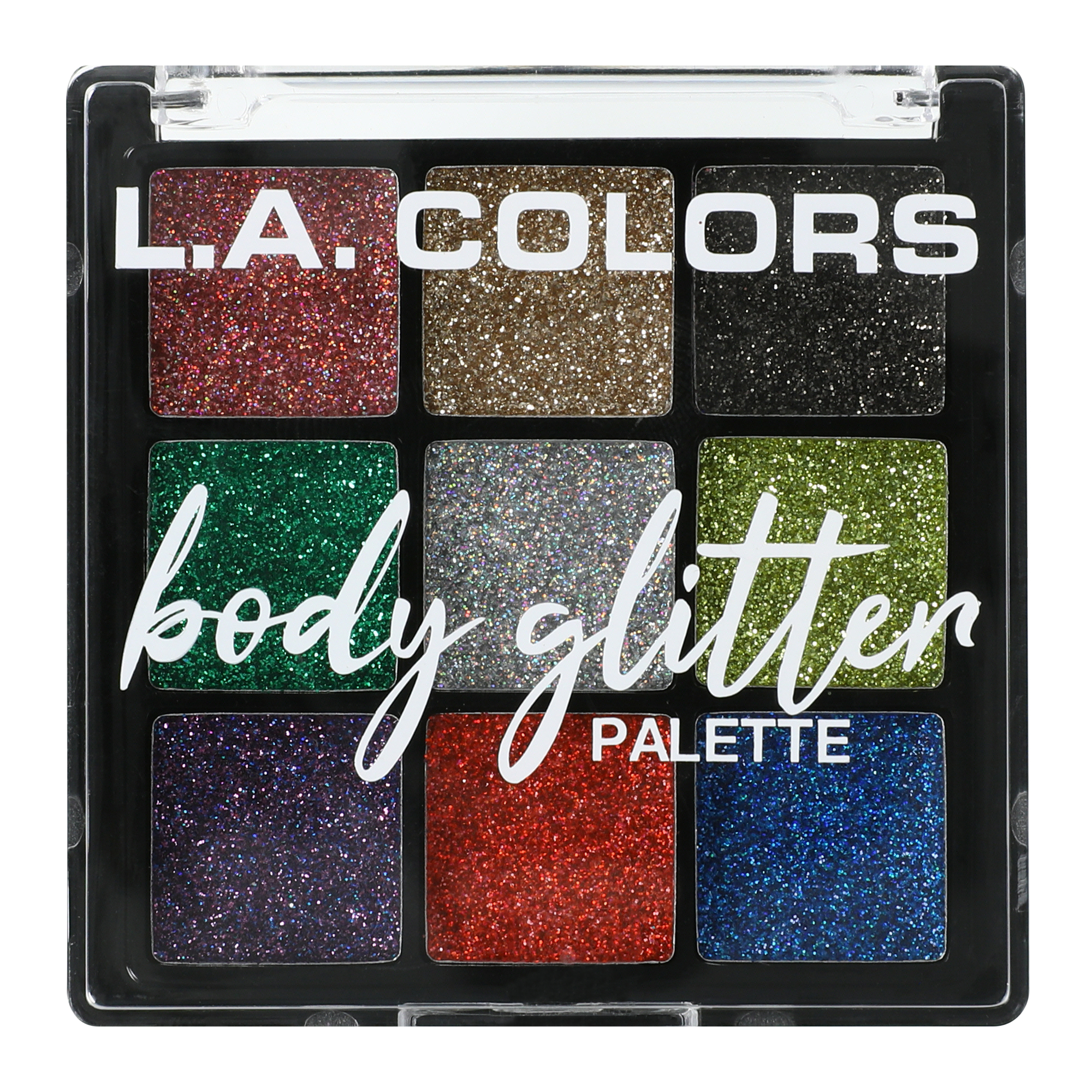 L.A. Colors® Body Glitter Palette 9-Piece - Mystery & Magic