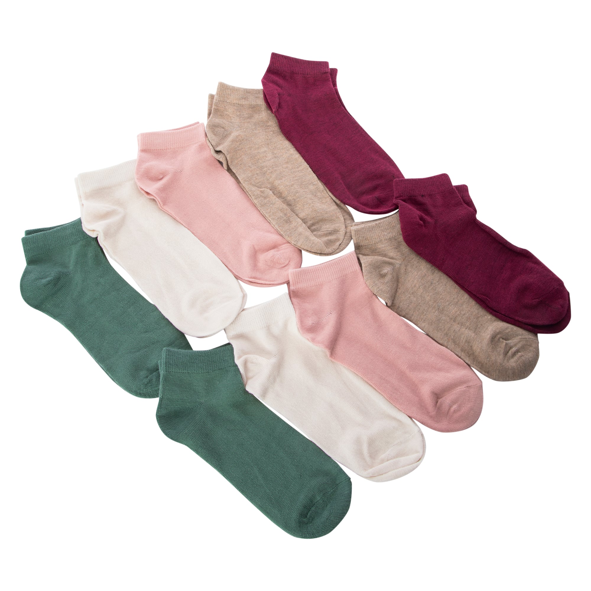Ladies Low-Cut Socks 10-Pack