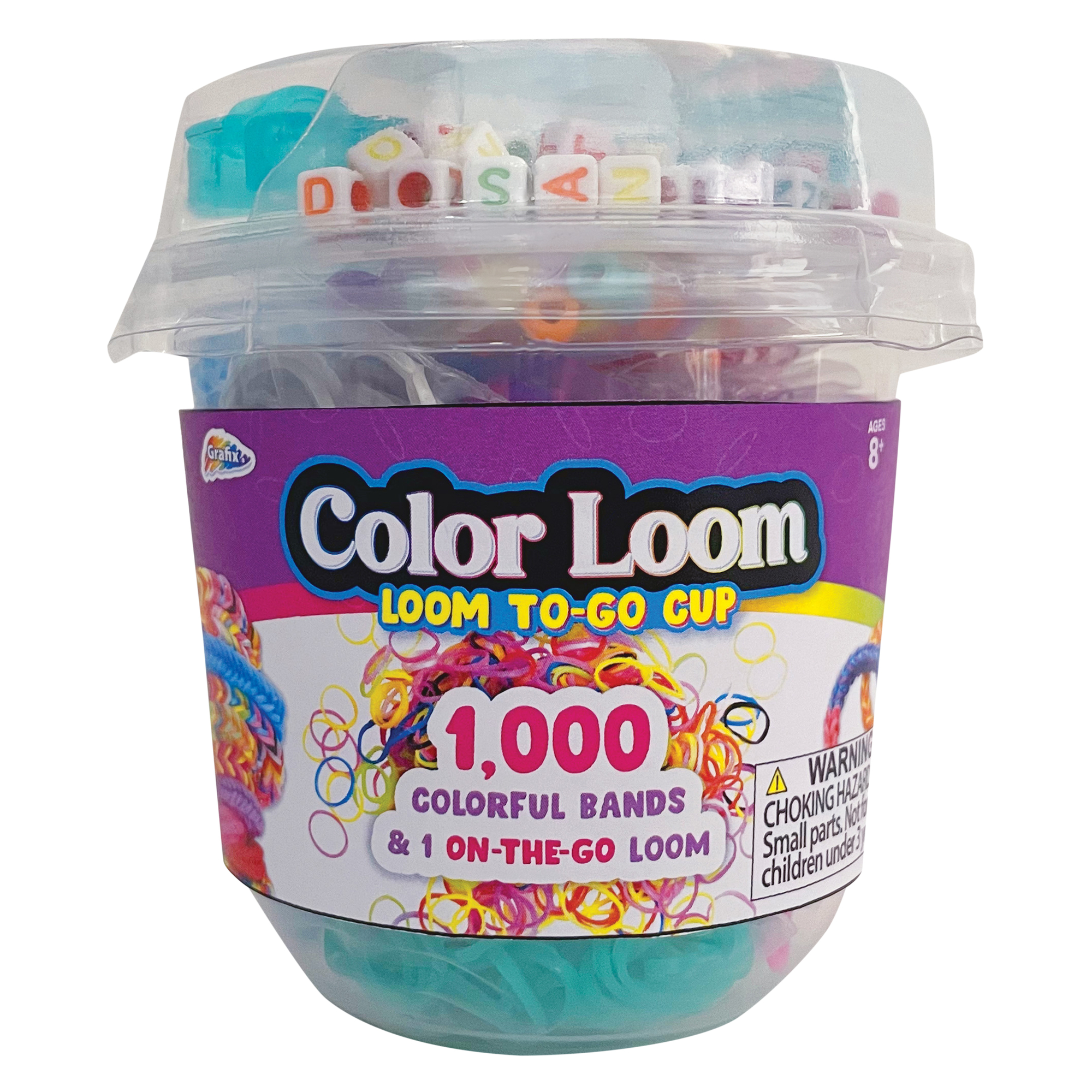 Color Loom To-Go Cup With 1,000 Colorful Bands