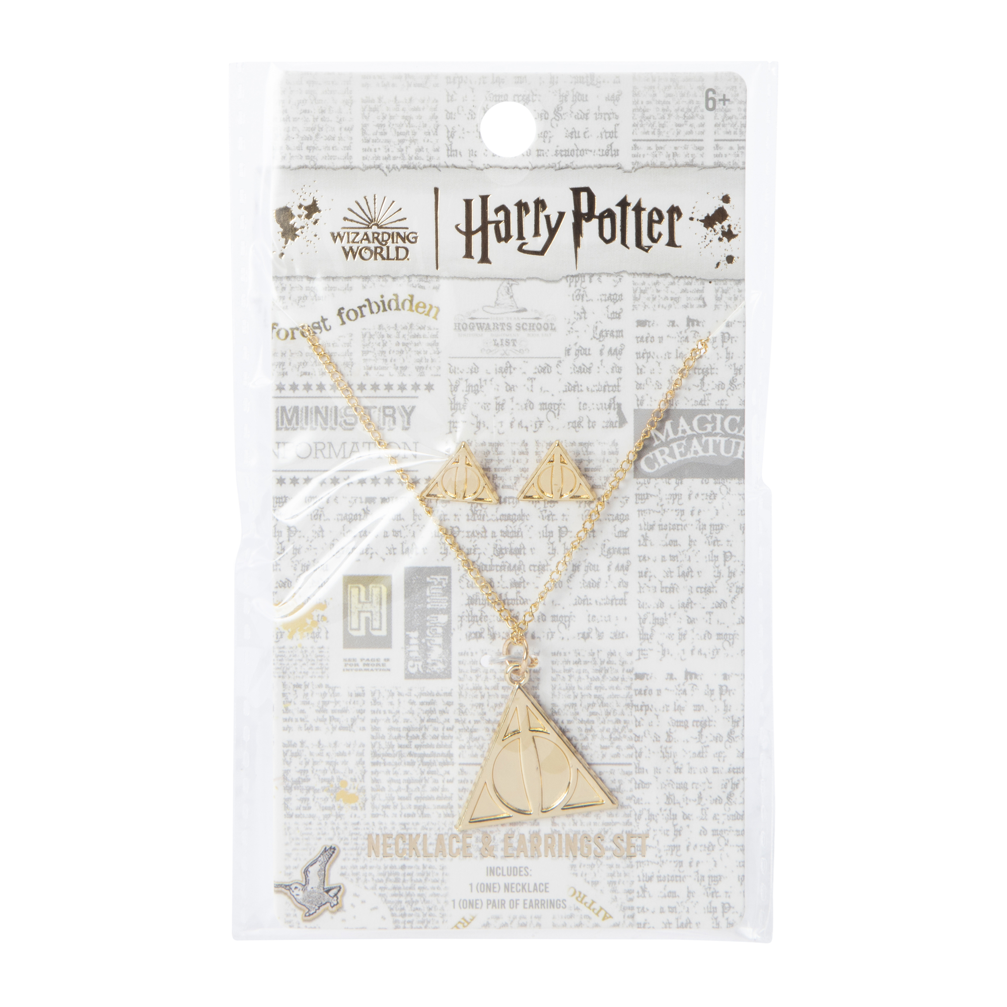 Harry Potter™ Deathly Hallows Earrings & Necklace Set