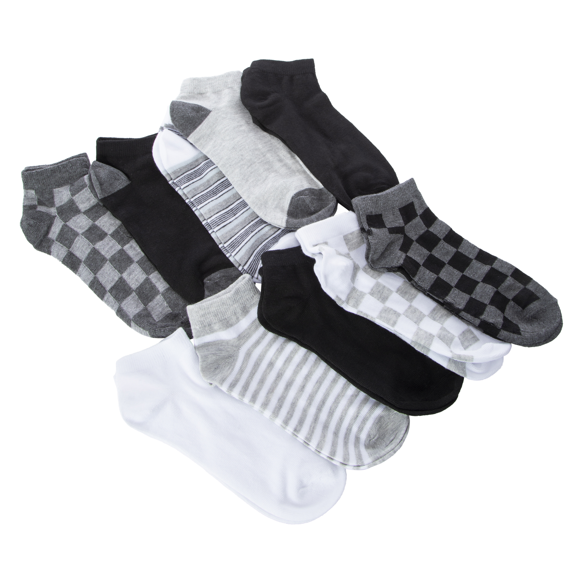 Ladies Low Cut Socks 10-Pack