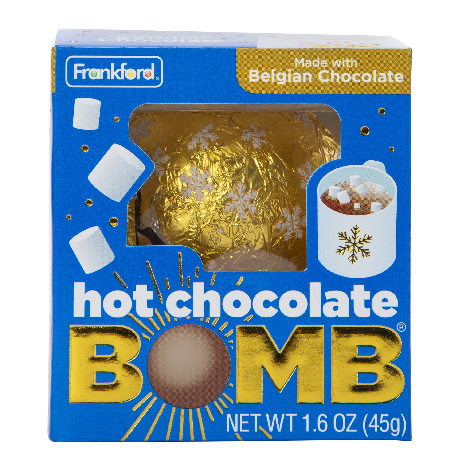 Hot Chocolate Bomb With Mini Marshmallows 1.6oz