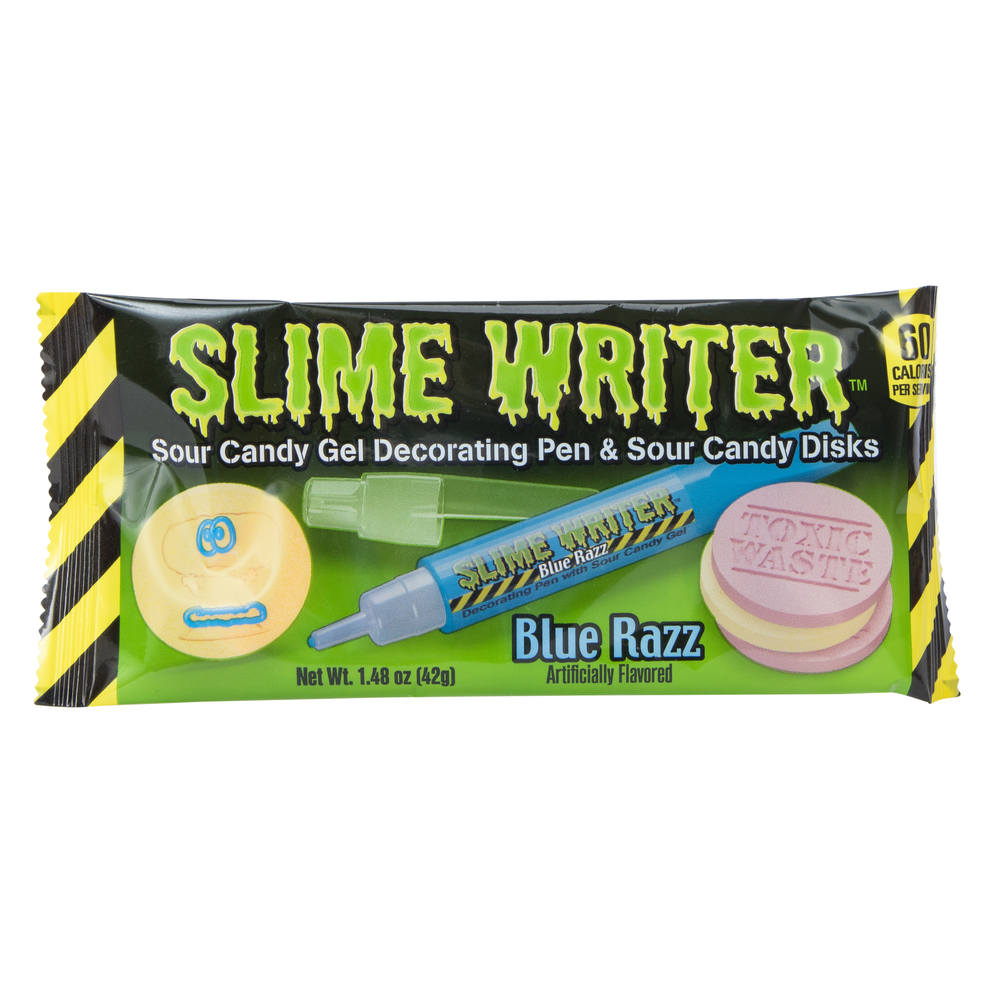 Slime Writer™ Decorating Pen With Sour Candy Gel & Disks 1.48oz
