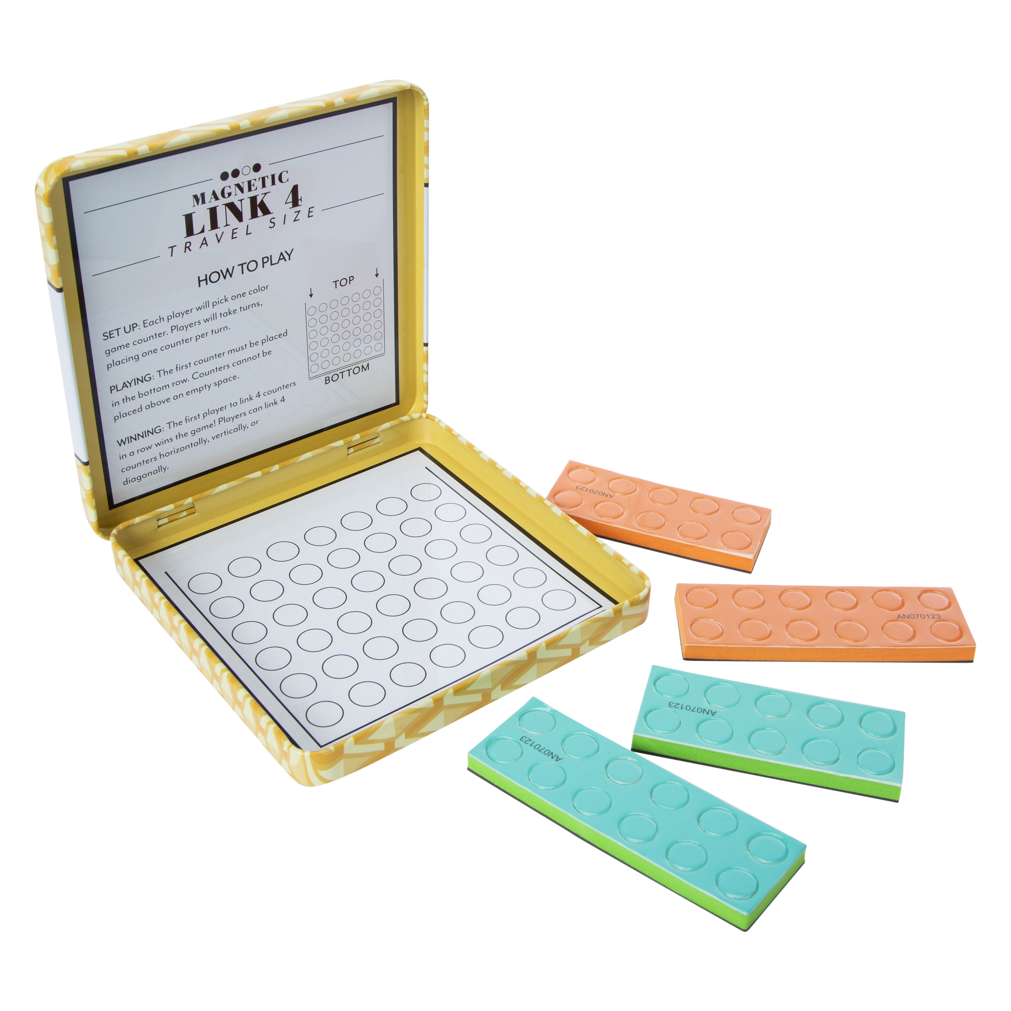 Travel Size Magnetic Link 4 Game