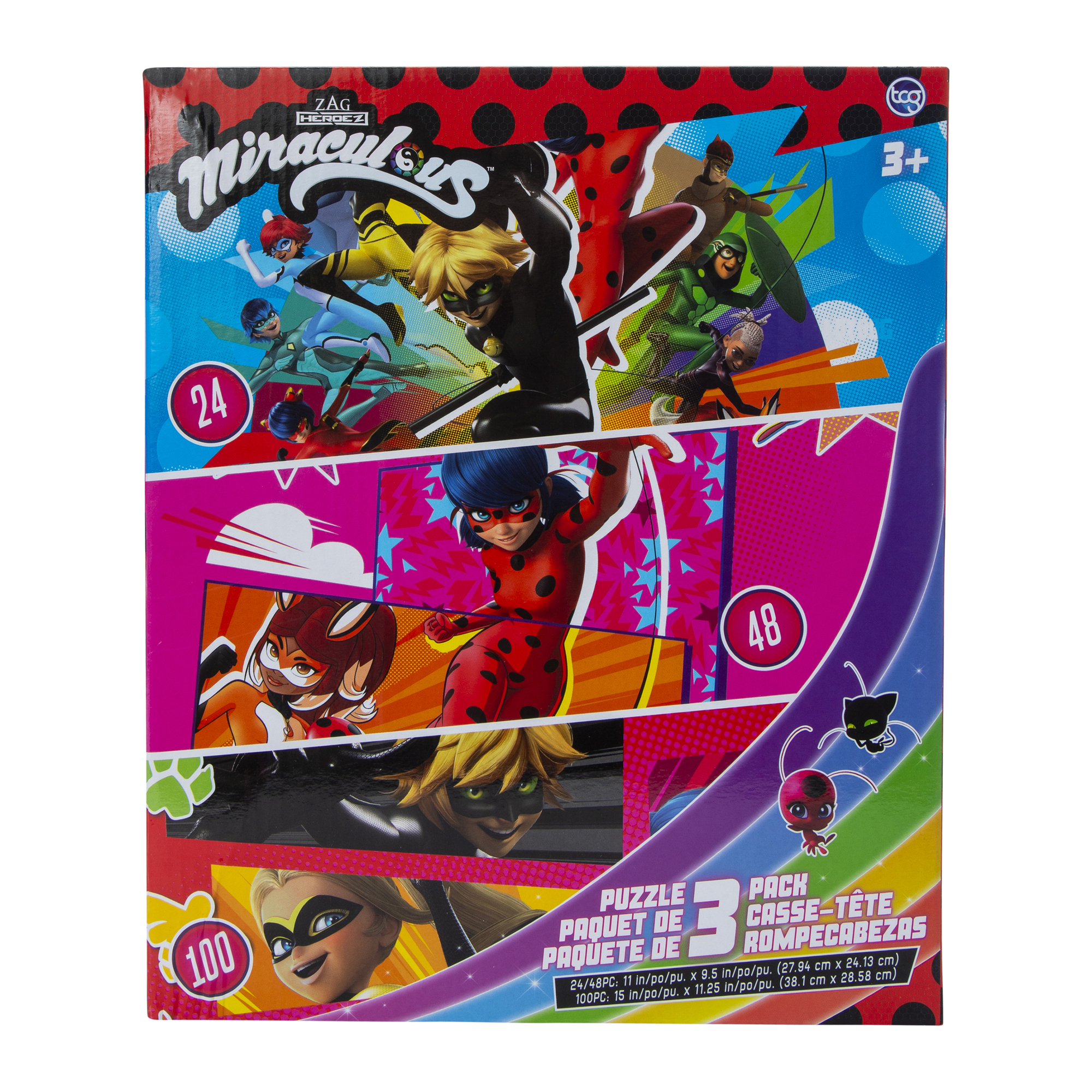 Miraculous: Tales Of Ladybug & Cat Noir™ Puzzles 3-Count