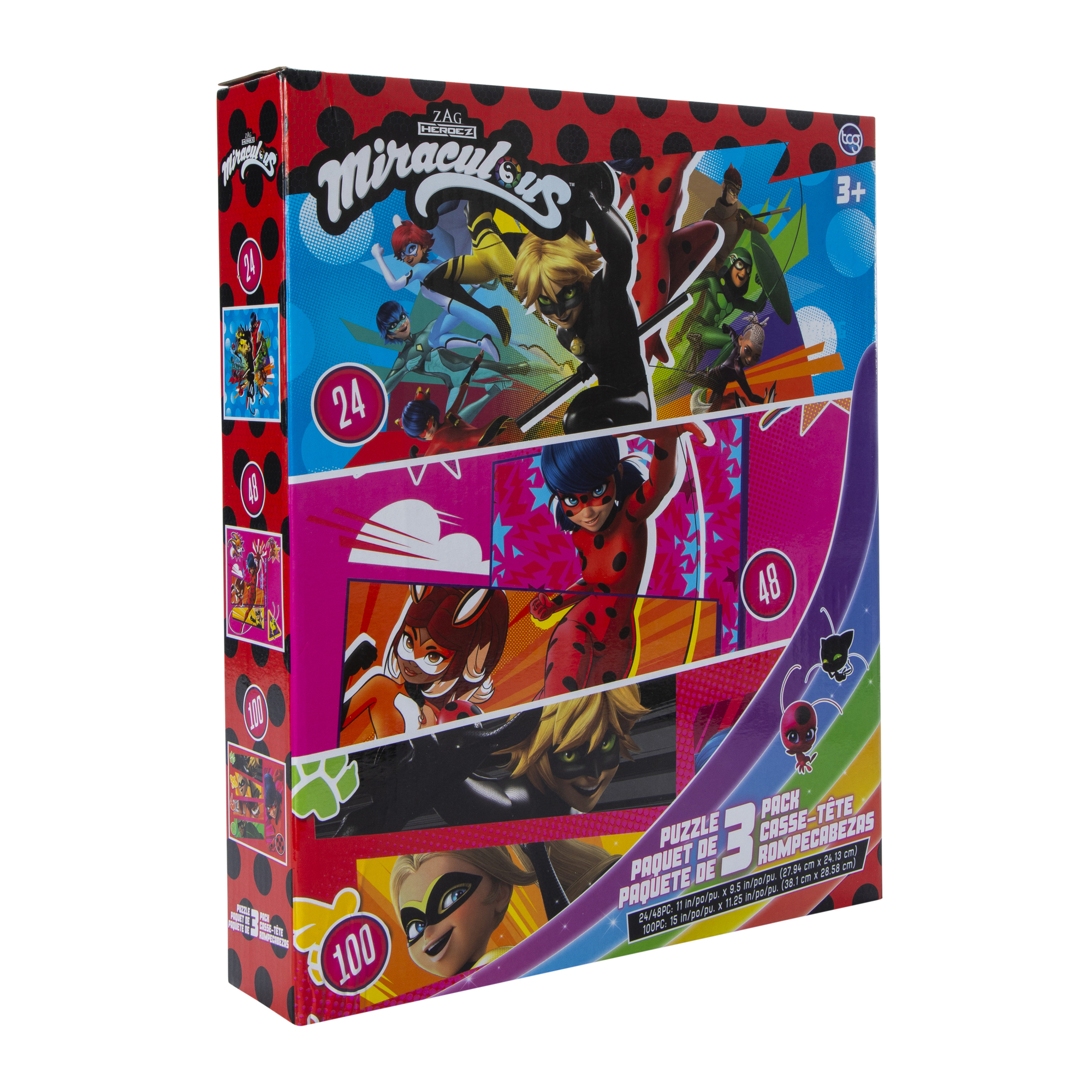 Miraculous: Tales Of Ladybug & Cat Noir™ Puzzles 3-Count