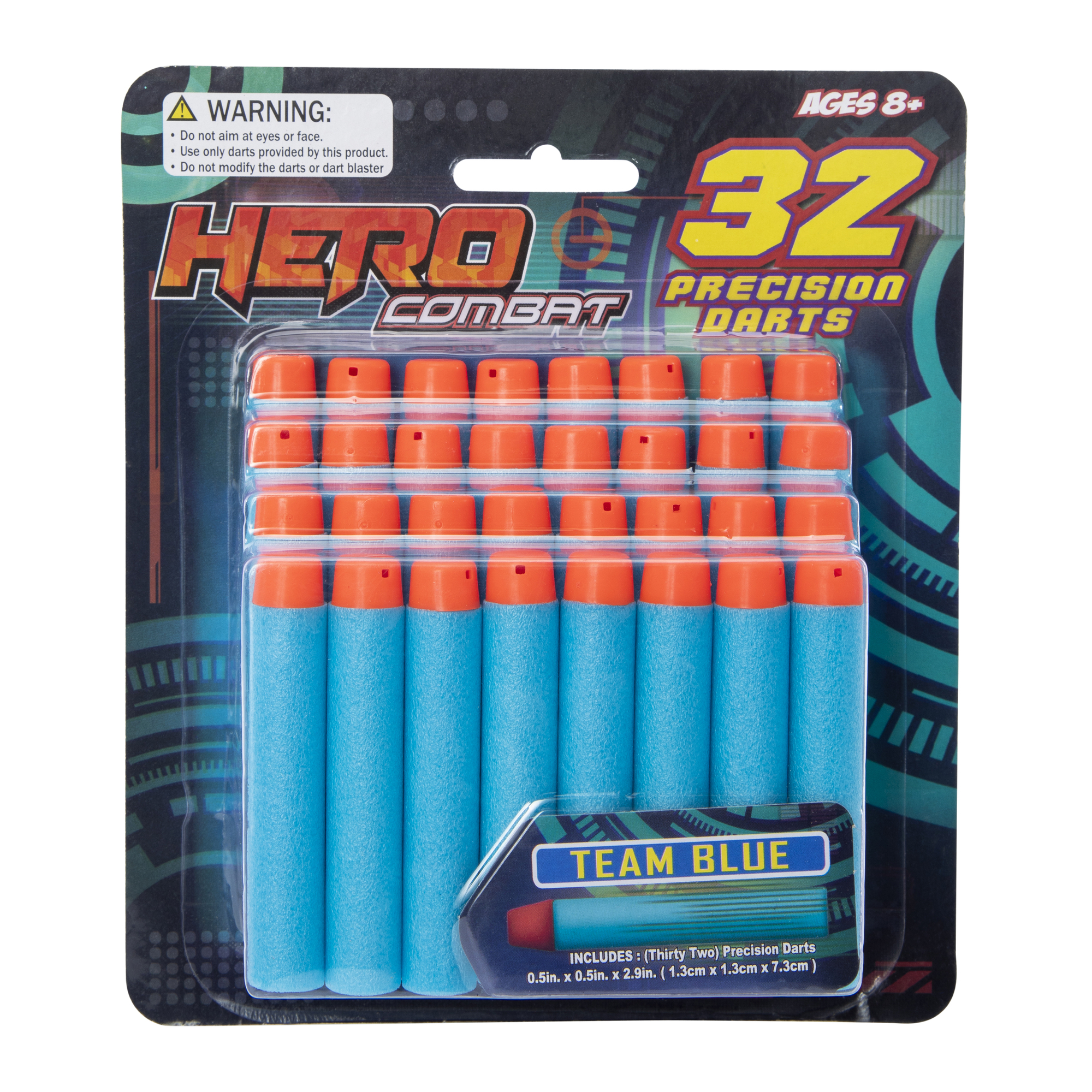 Hero Combat Ammo Precision Darts 32-Count
