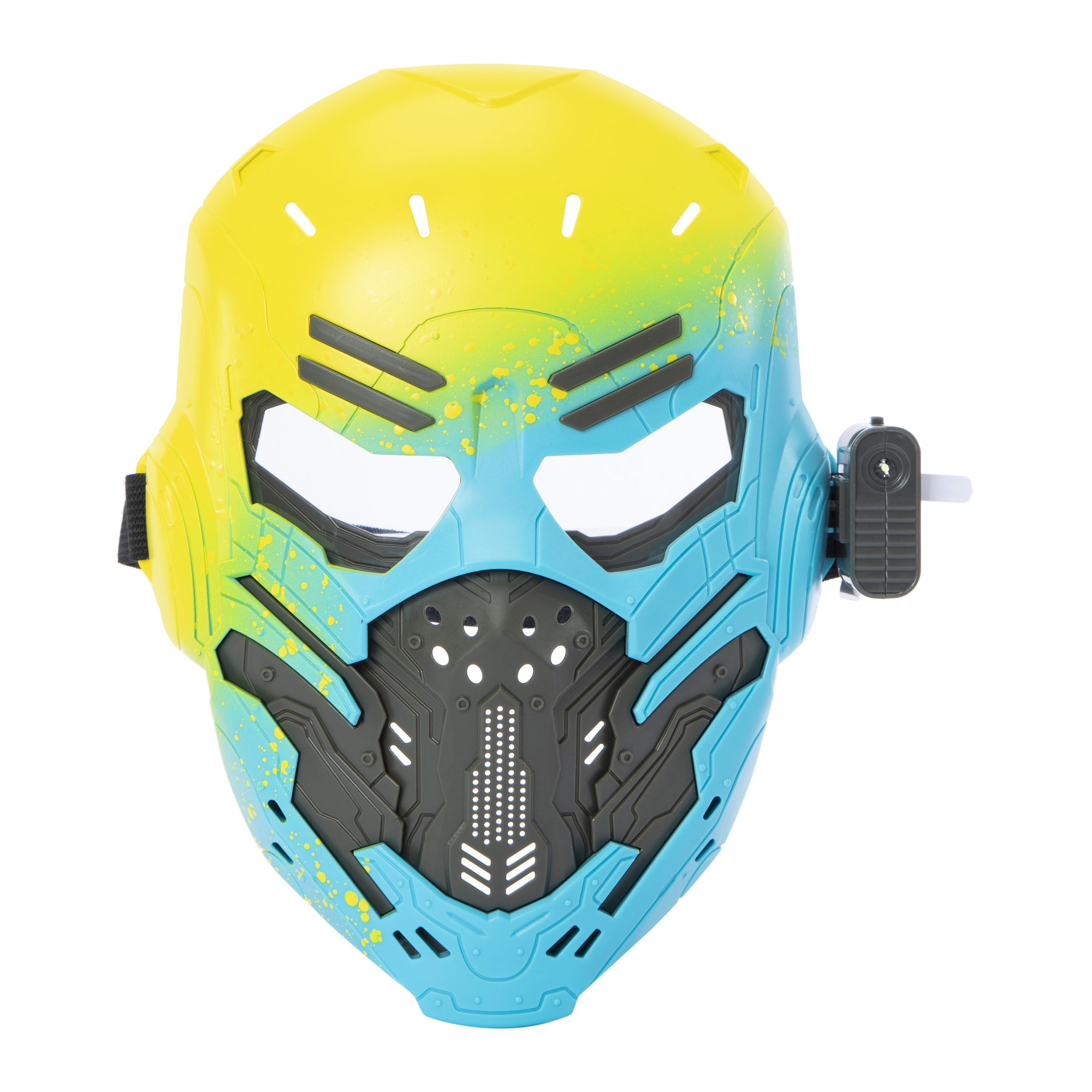 Light-Up Hero Combat Costume Mask