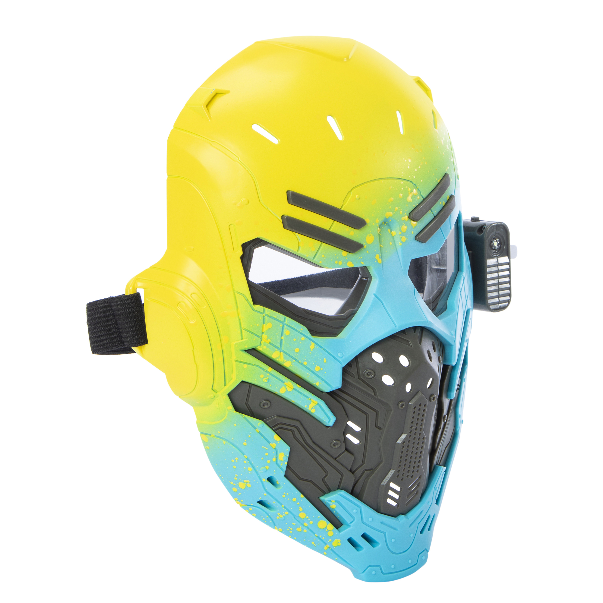 Light-Up Hero Combat Costume Mask