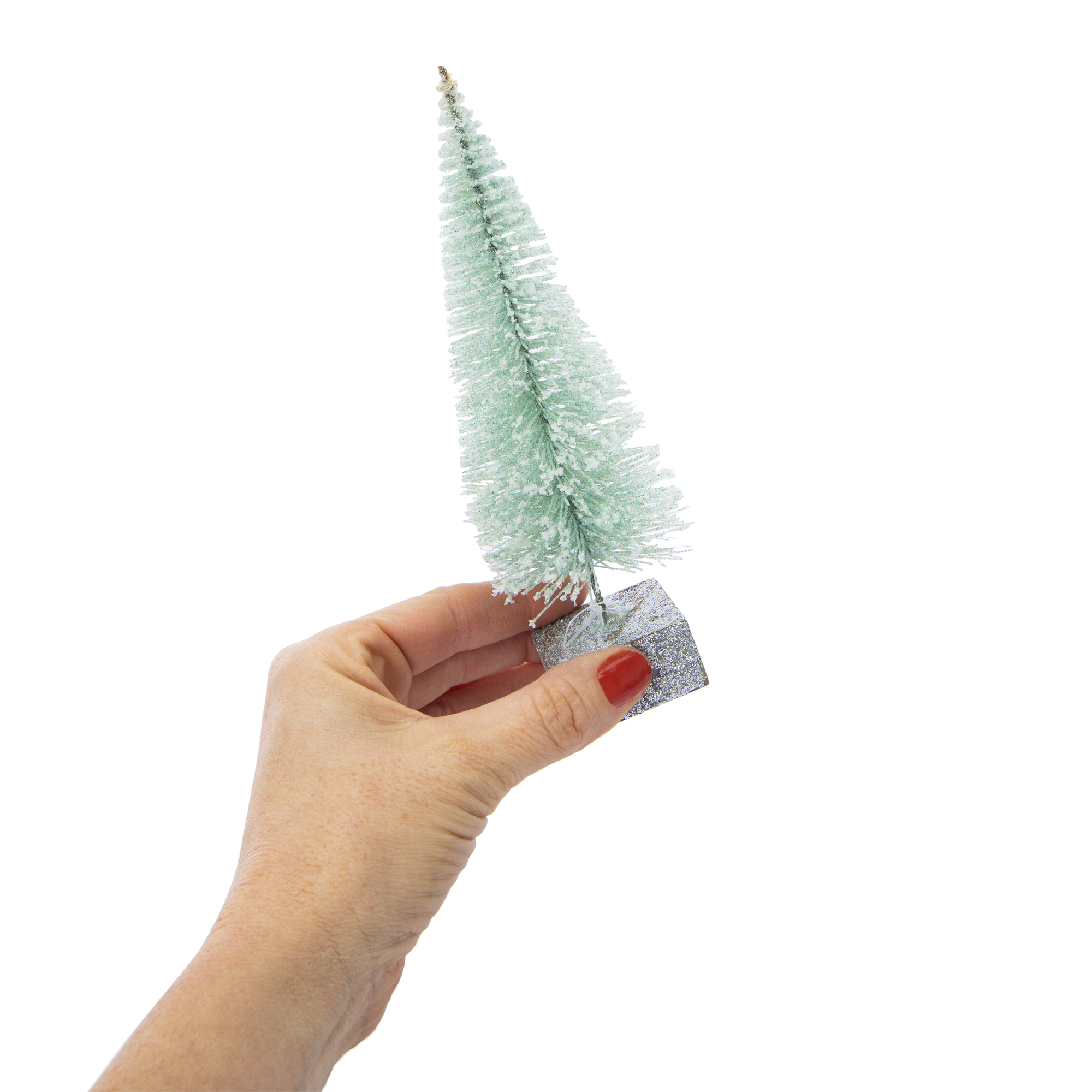 Small Bottle Brush Tree 2.76in x 7.09in