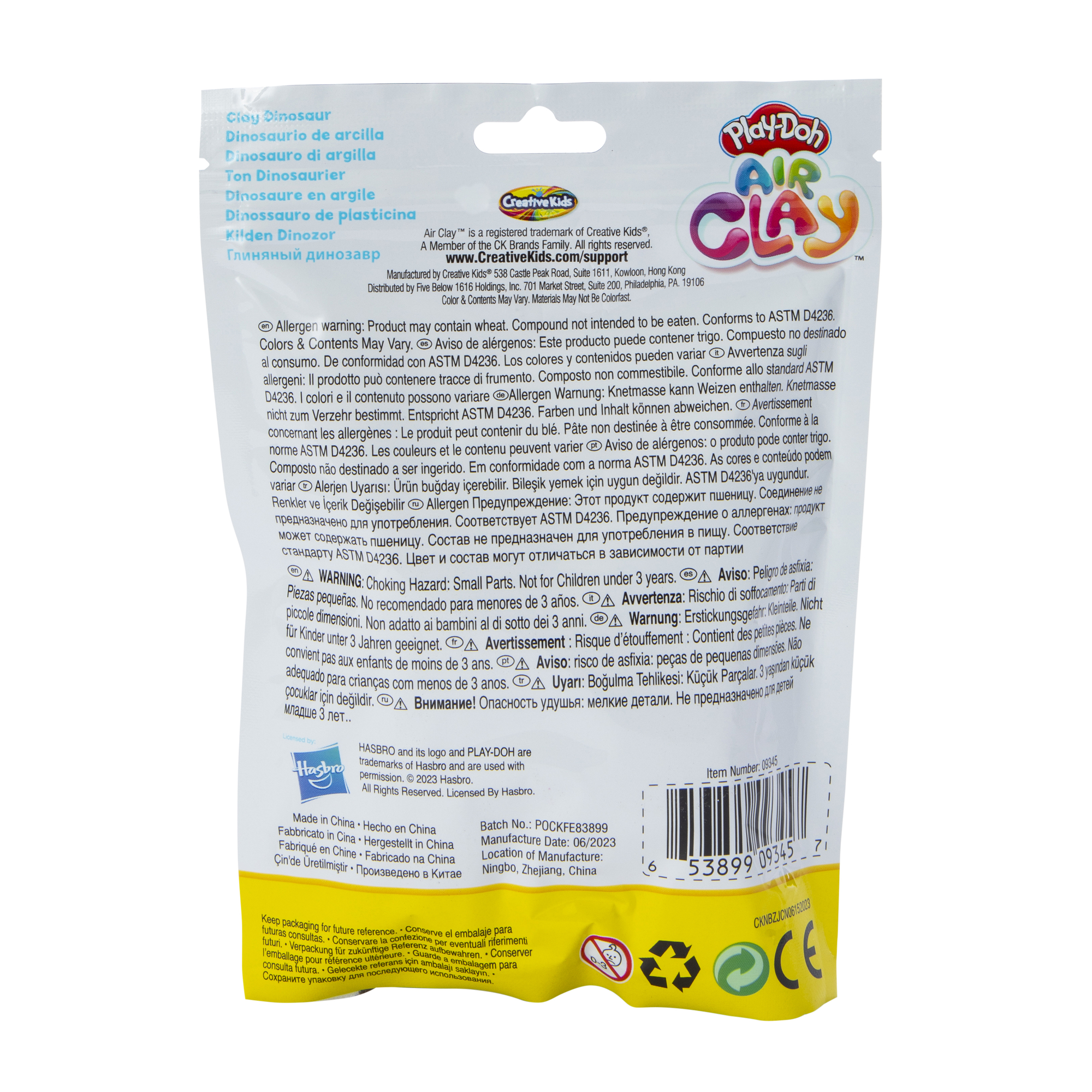 Play-Doh® Air Clay™ Dinosaur Kit 0.7oz