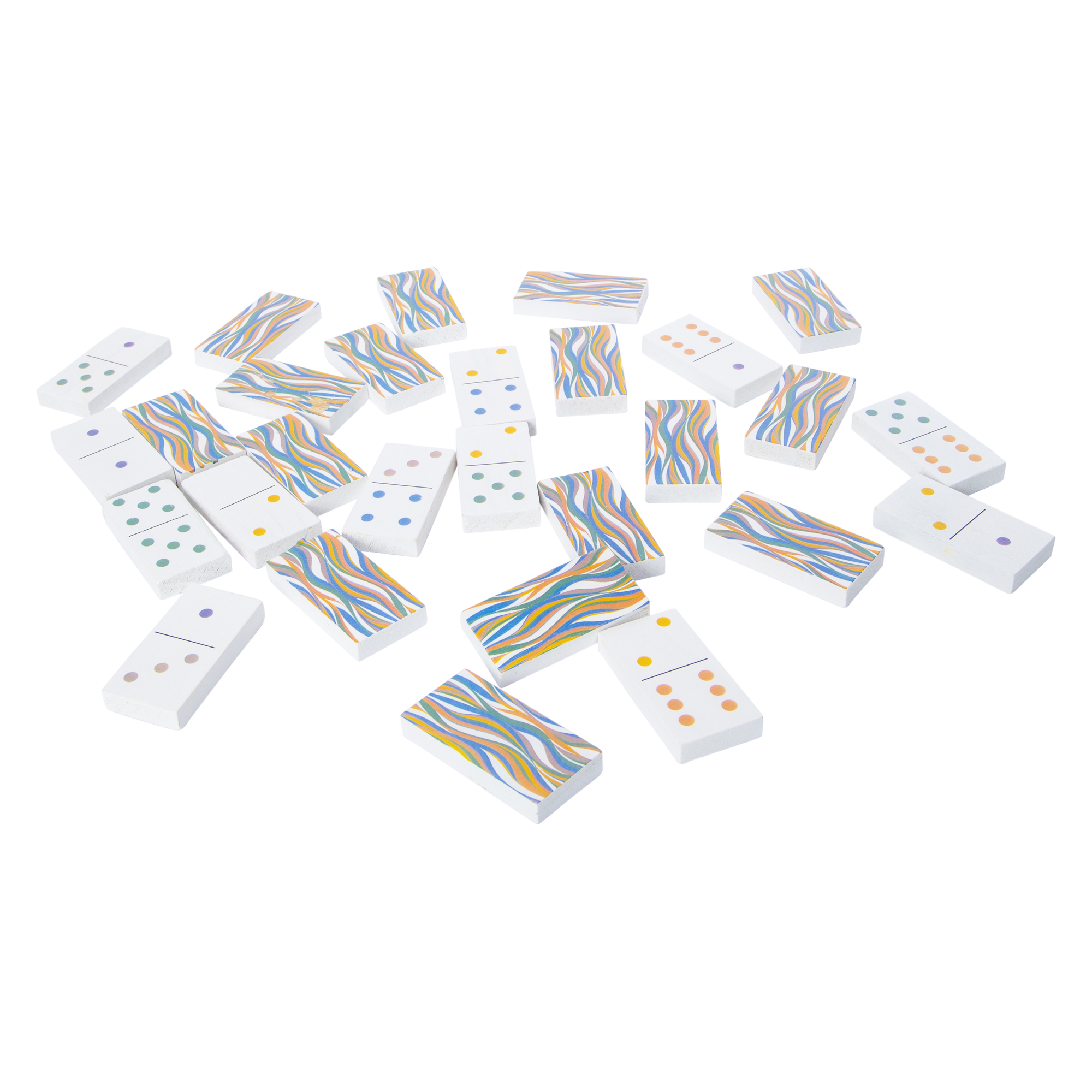 Wooden Dominoes Modern Classic Game