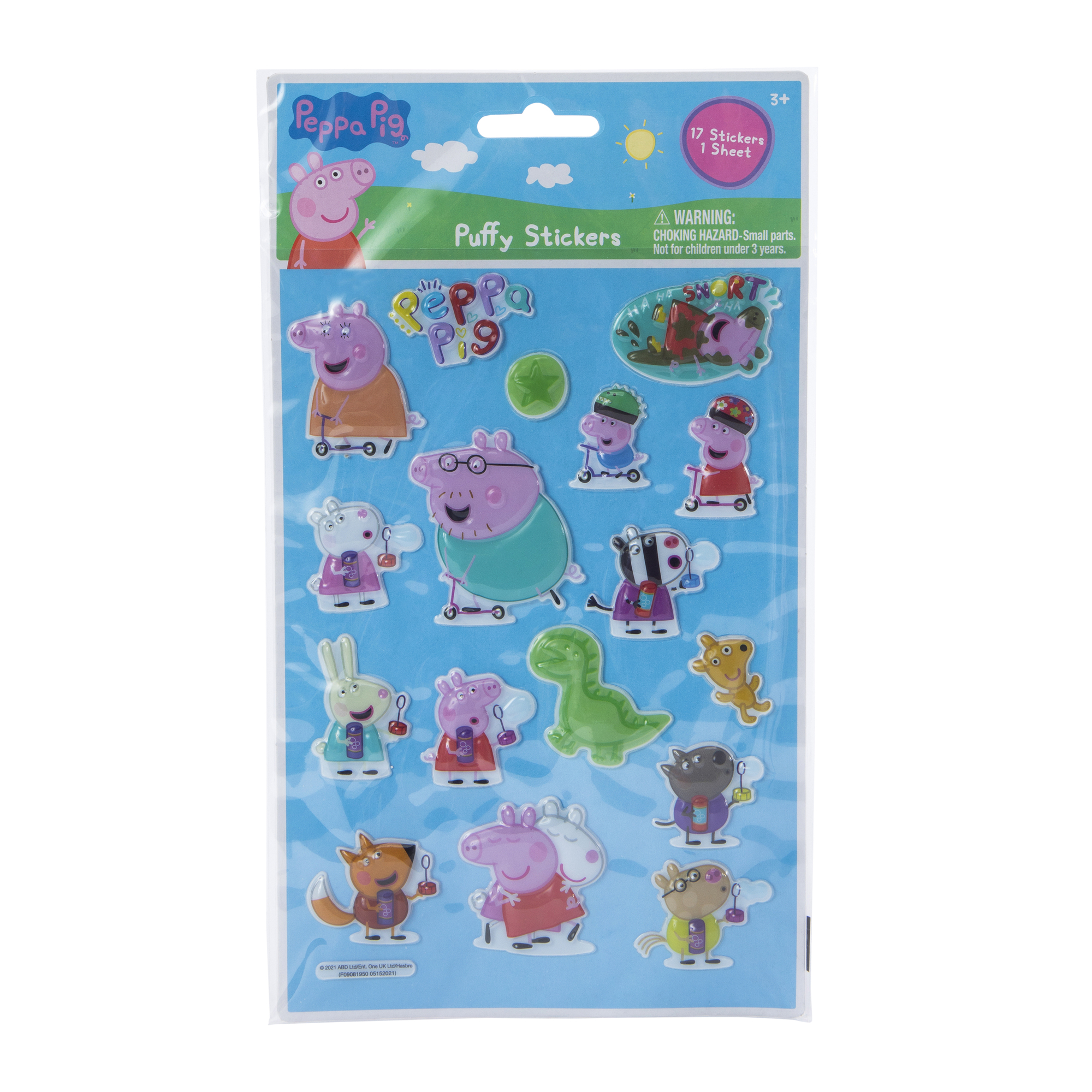 Peppa Pig™ Puffy Stickers 17-Count