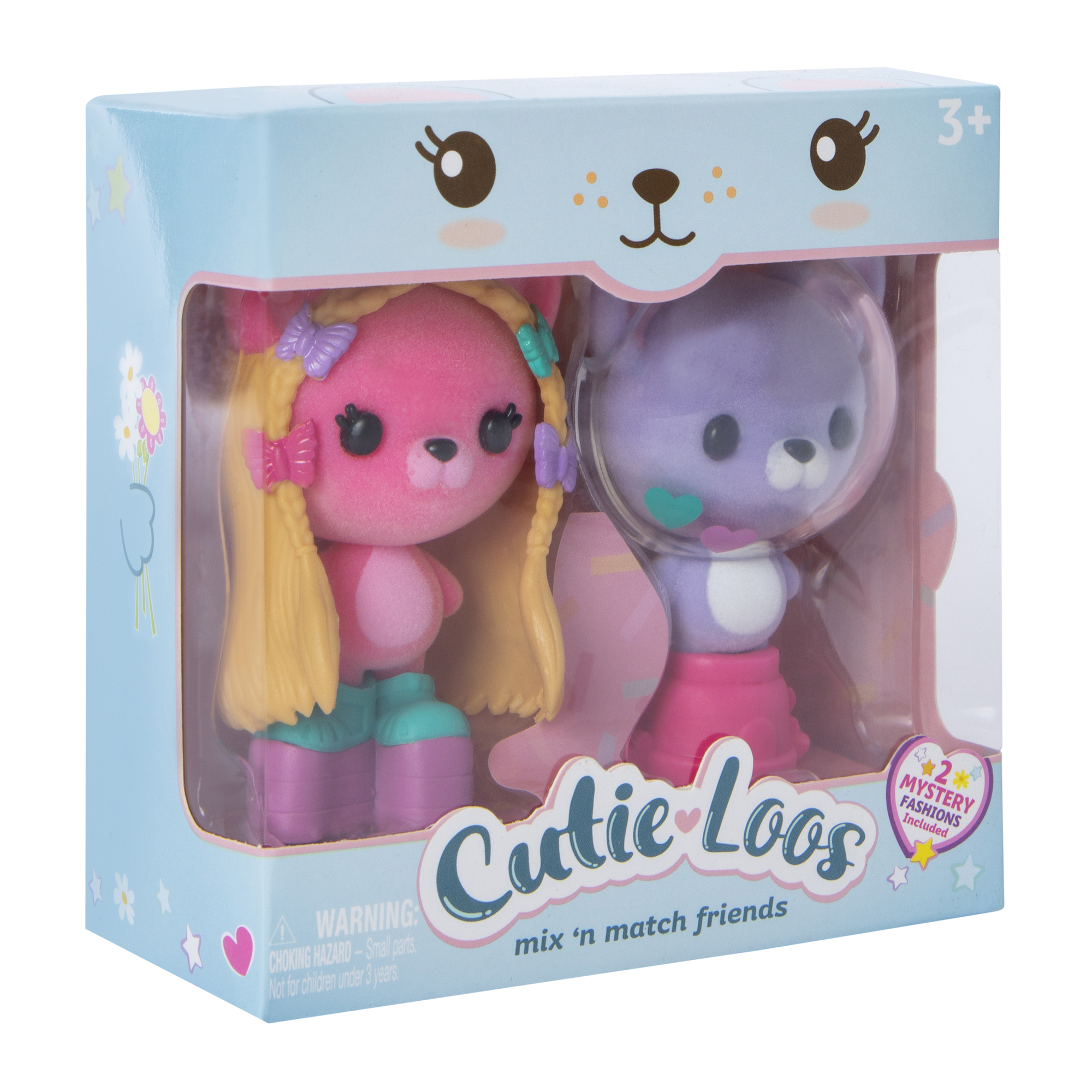 Cutie-Loos Mix 'N Match Friends 2-Count