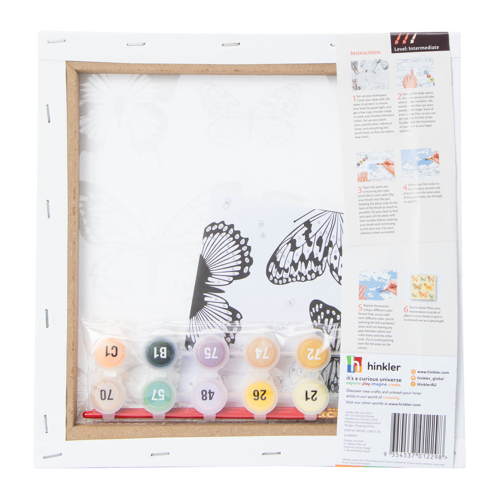 Artmaker™ Paint By Numbers Foil Reflections Set