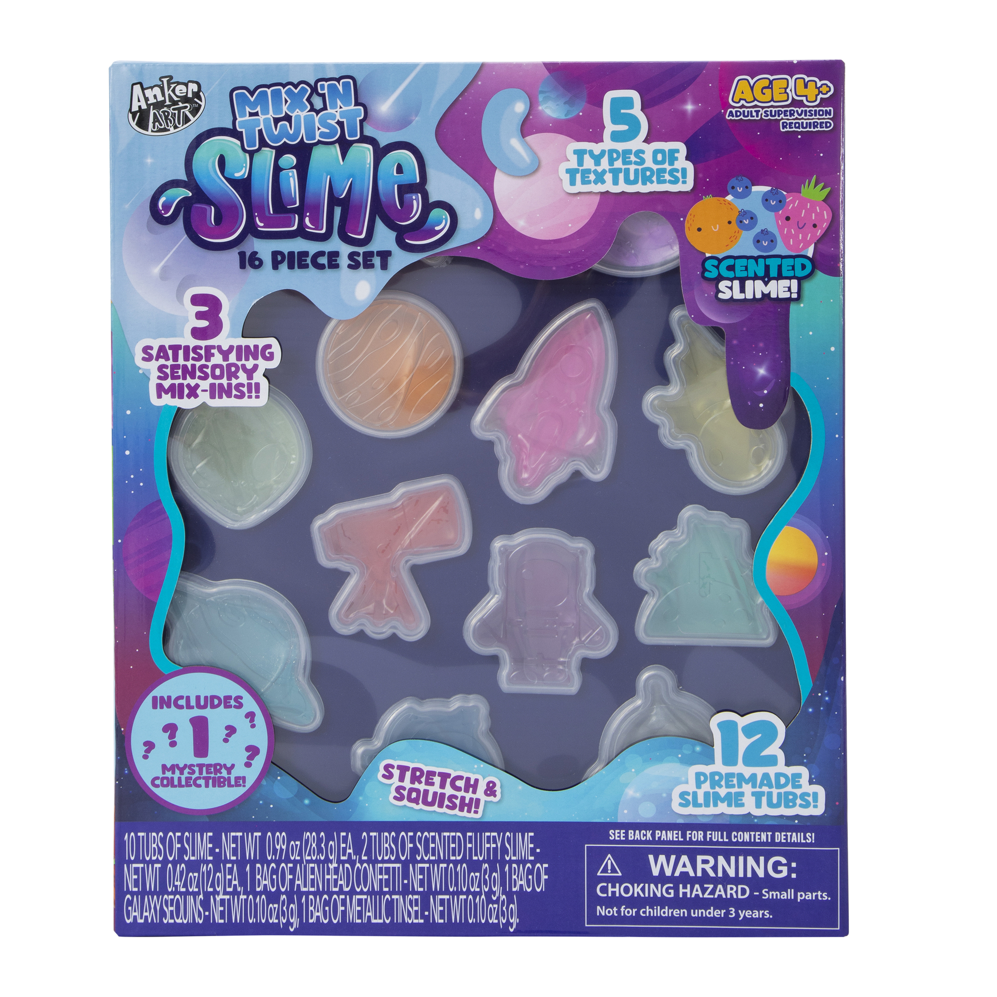Mix N' Twist Slime 16-Piece Set