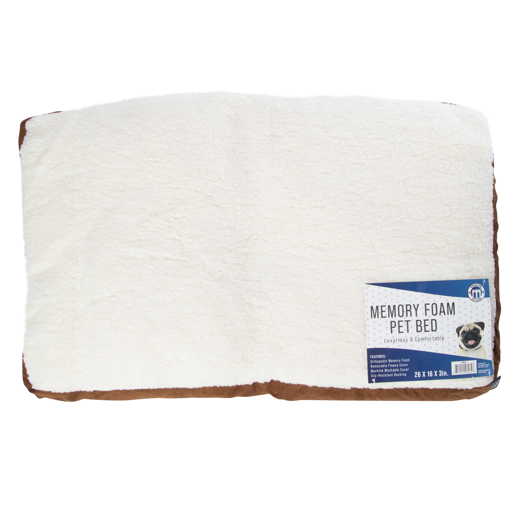 Memory Foam Pet Bed 26in x 16in