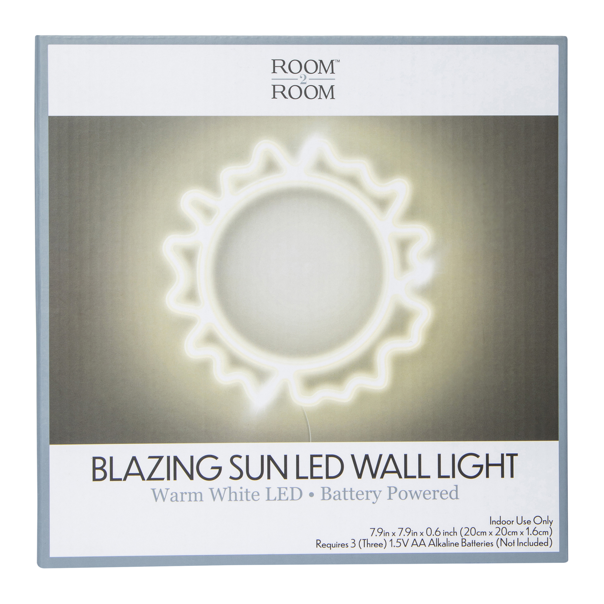 Blazing Sun LED Wall Light 7.9in