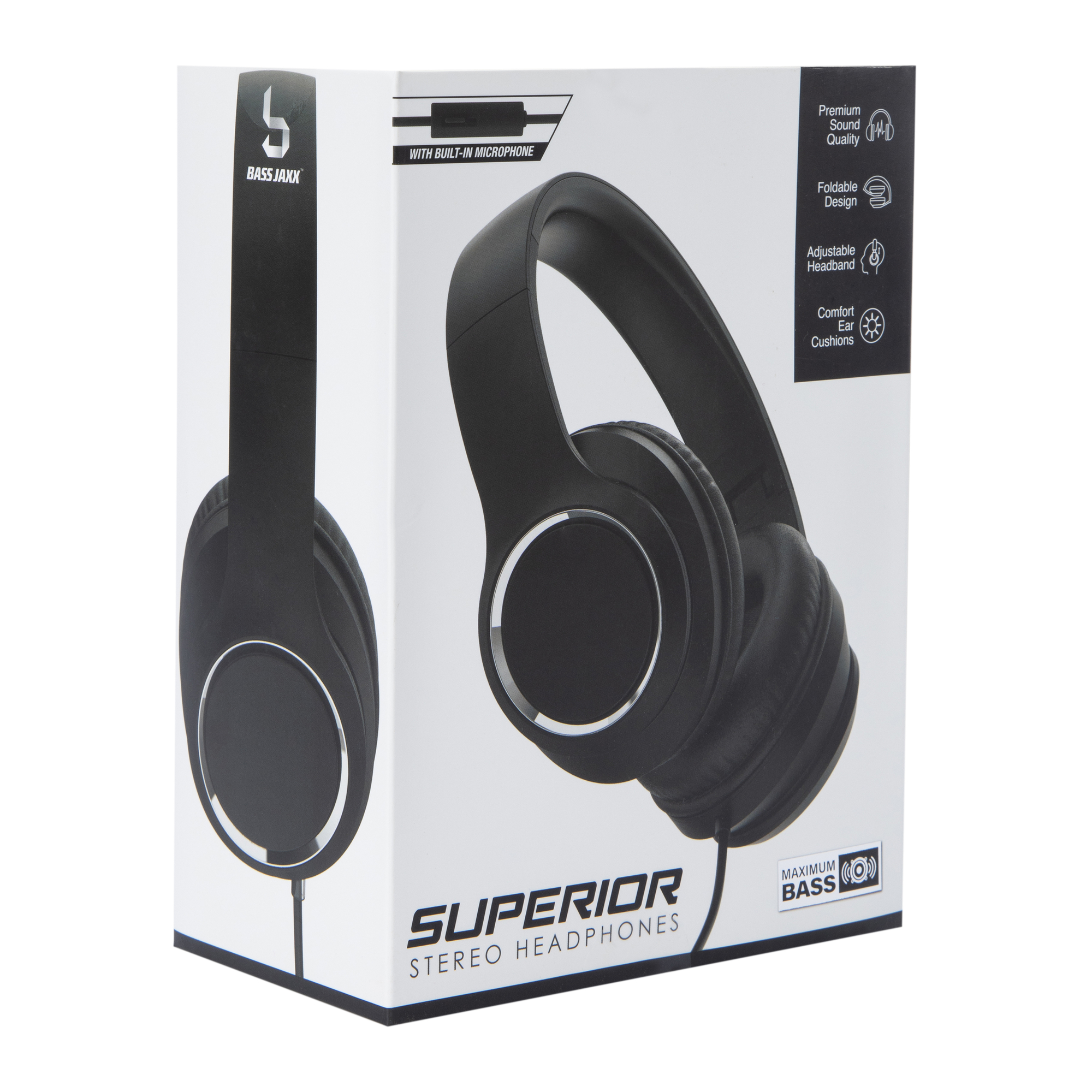 Superior Stereo Wired Headphones With Mic