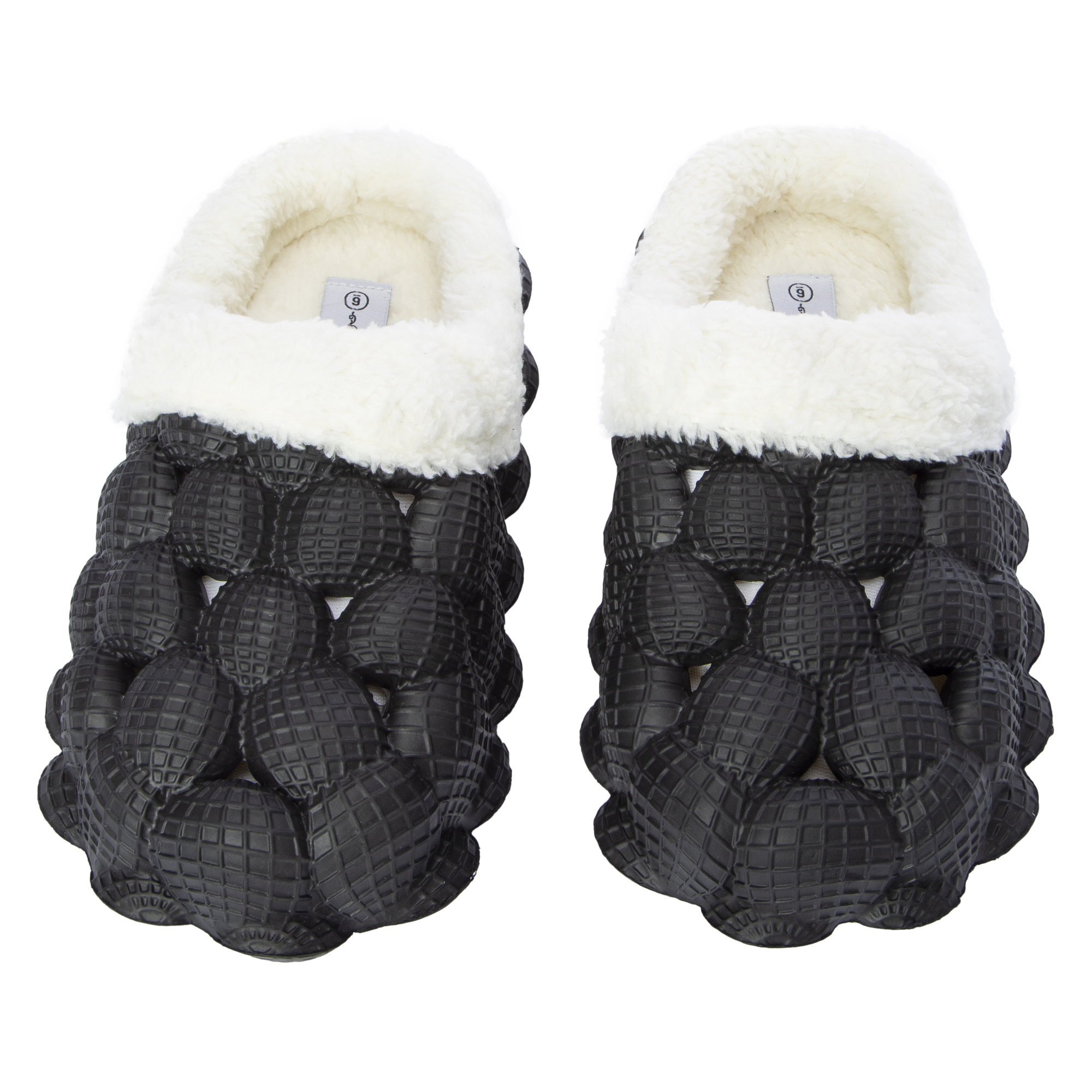 Fur Lined Bubble Clogs